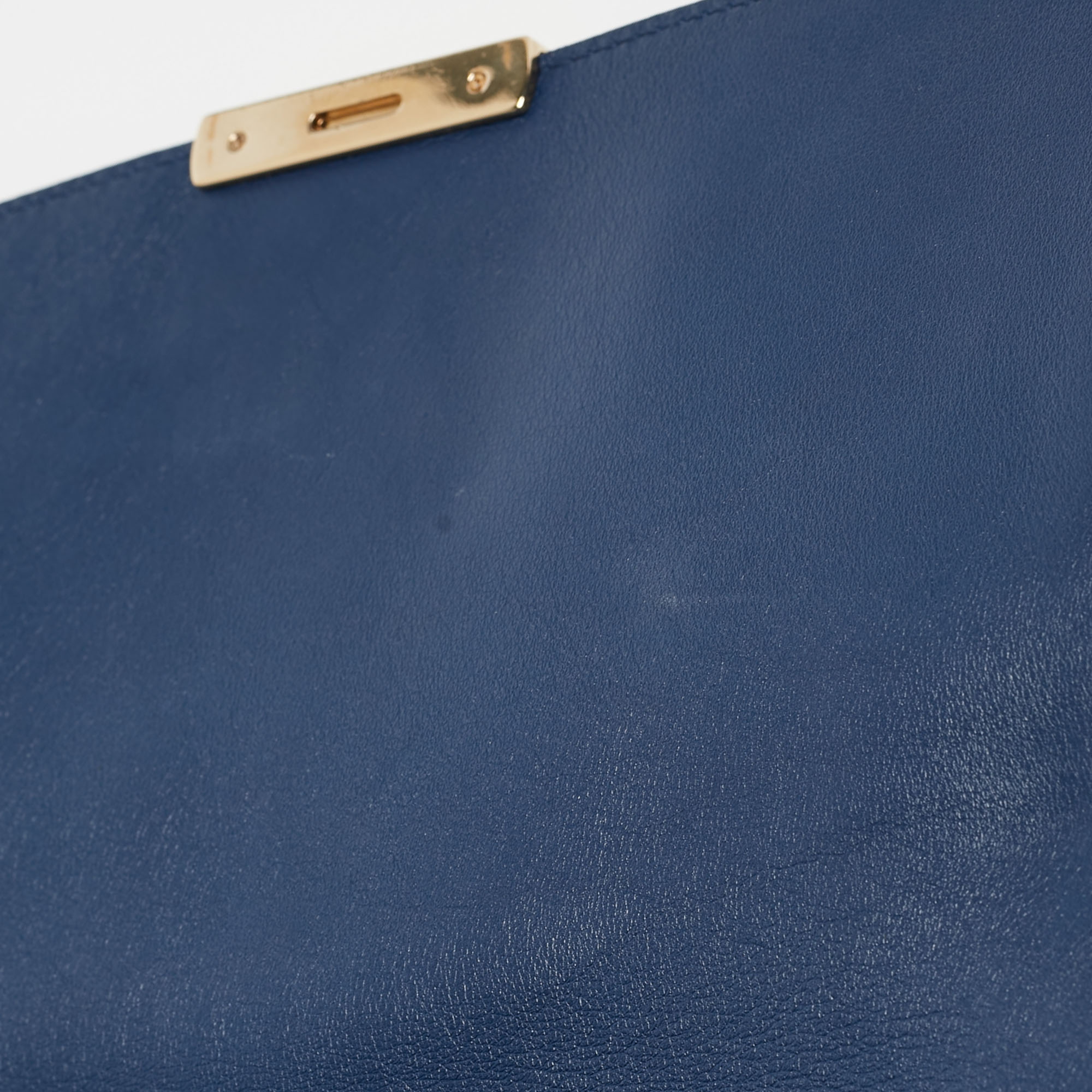 Dior Blue Leather Large Diorling Shoulder Bag