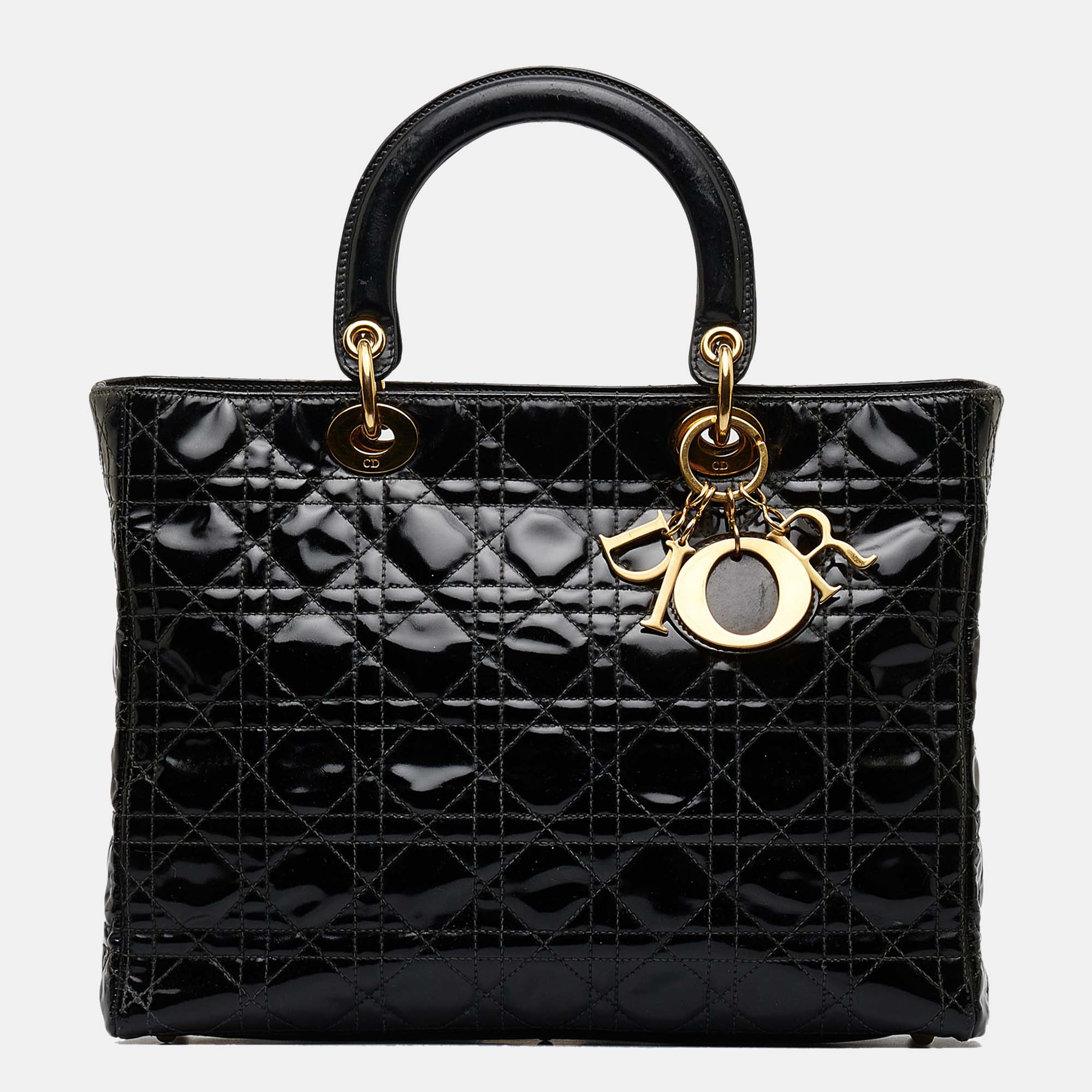 Dior Large Cannage Patent Lady