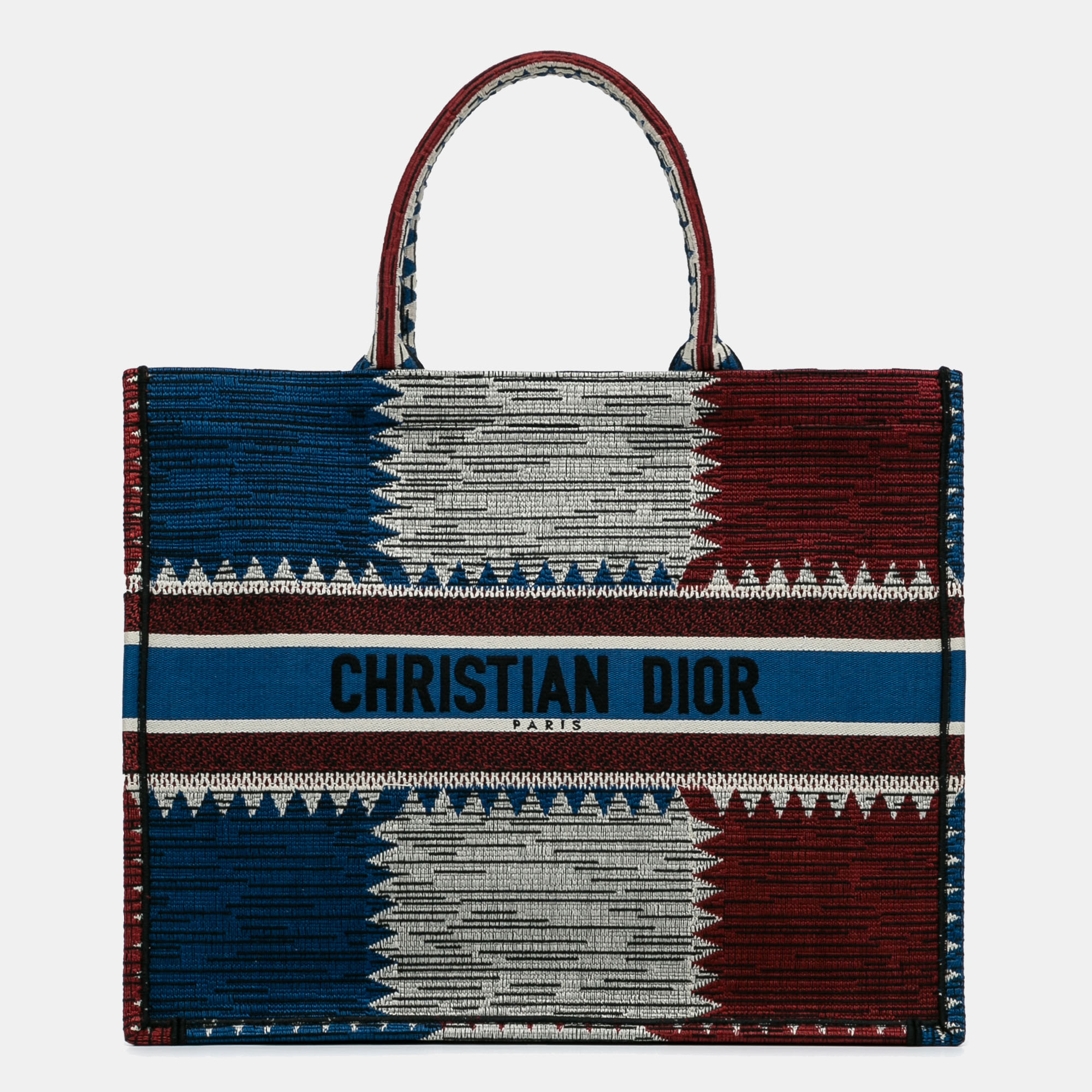 Dior Large French Flag Book Tote