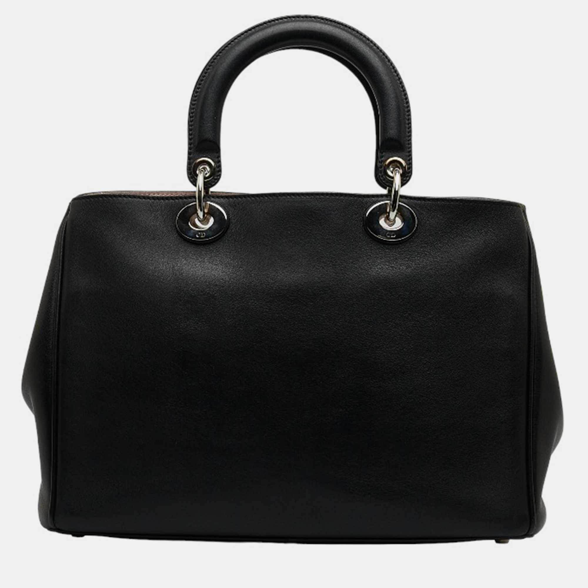 Dior Black Diorissimo Leather Tote Bag