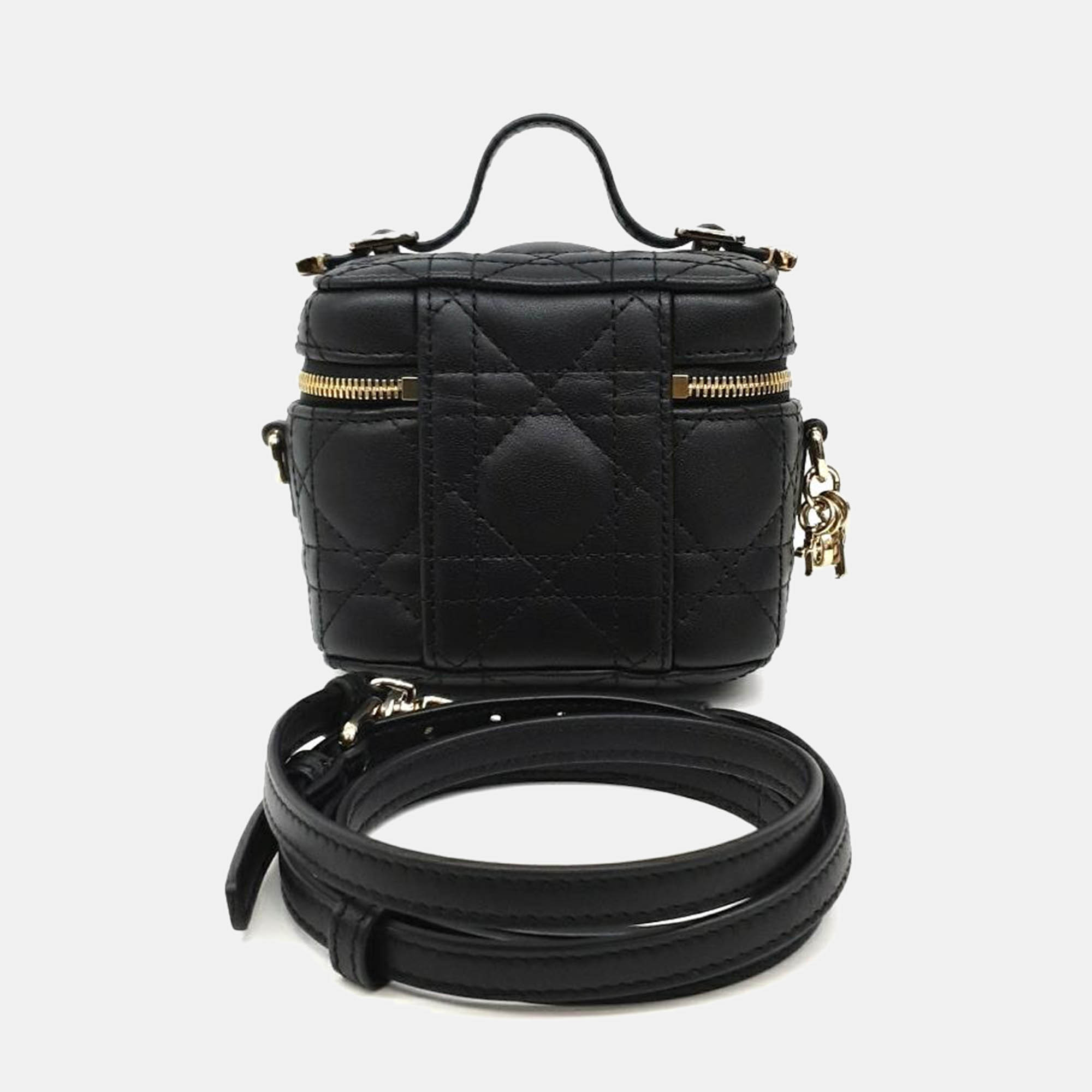 Christian Dior  Cannage Micro Vanity Bag