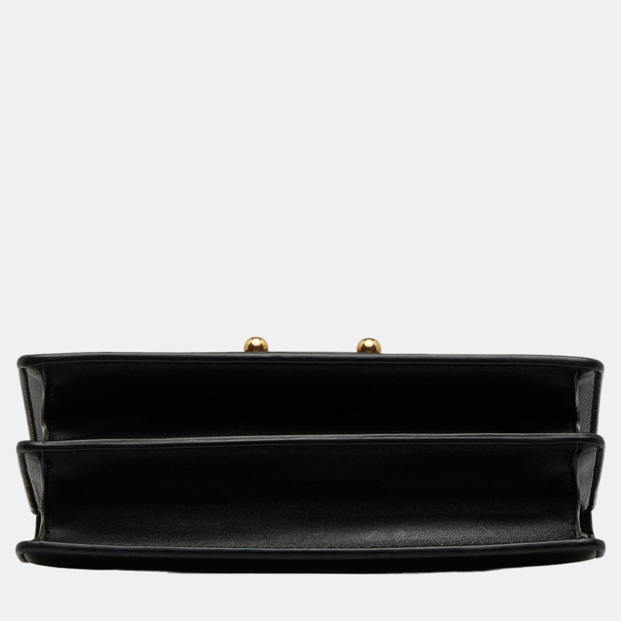 Dior Black Direction Flap Bag