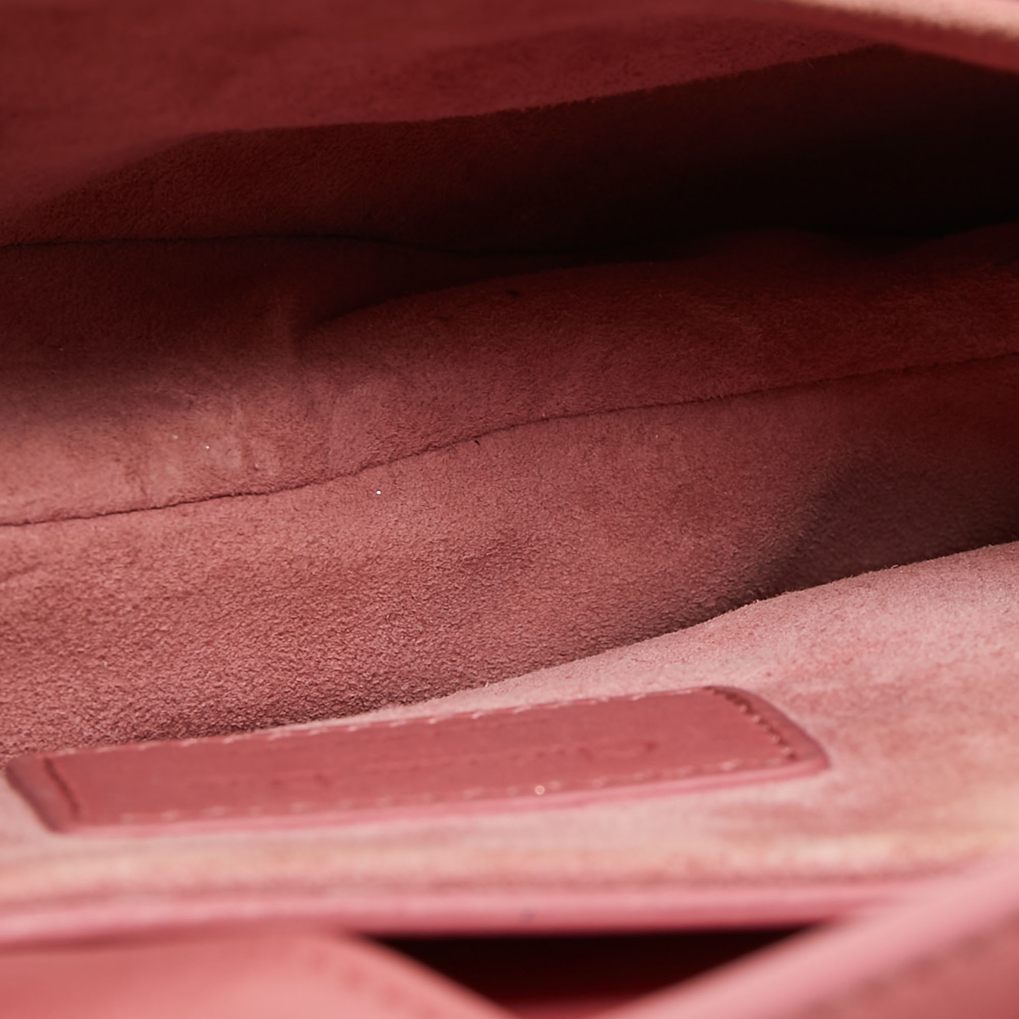 Dior Old Rose Mini Leather Saddle Bag