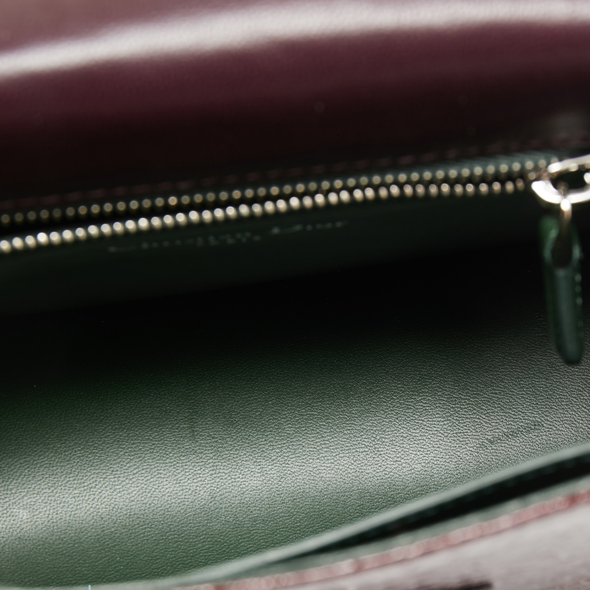 Dior Burgundy Ceramic Effect Leather Diorama Club Shoulder Bag