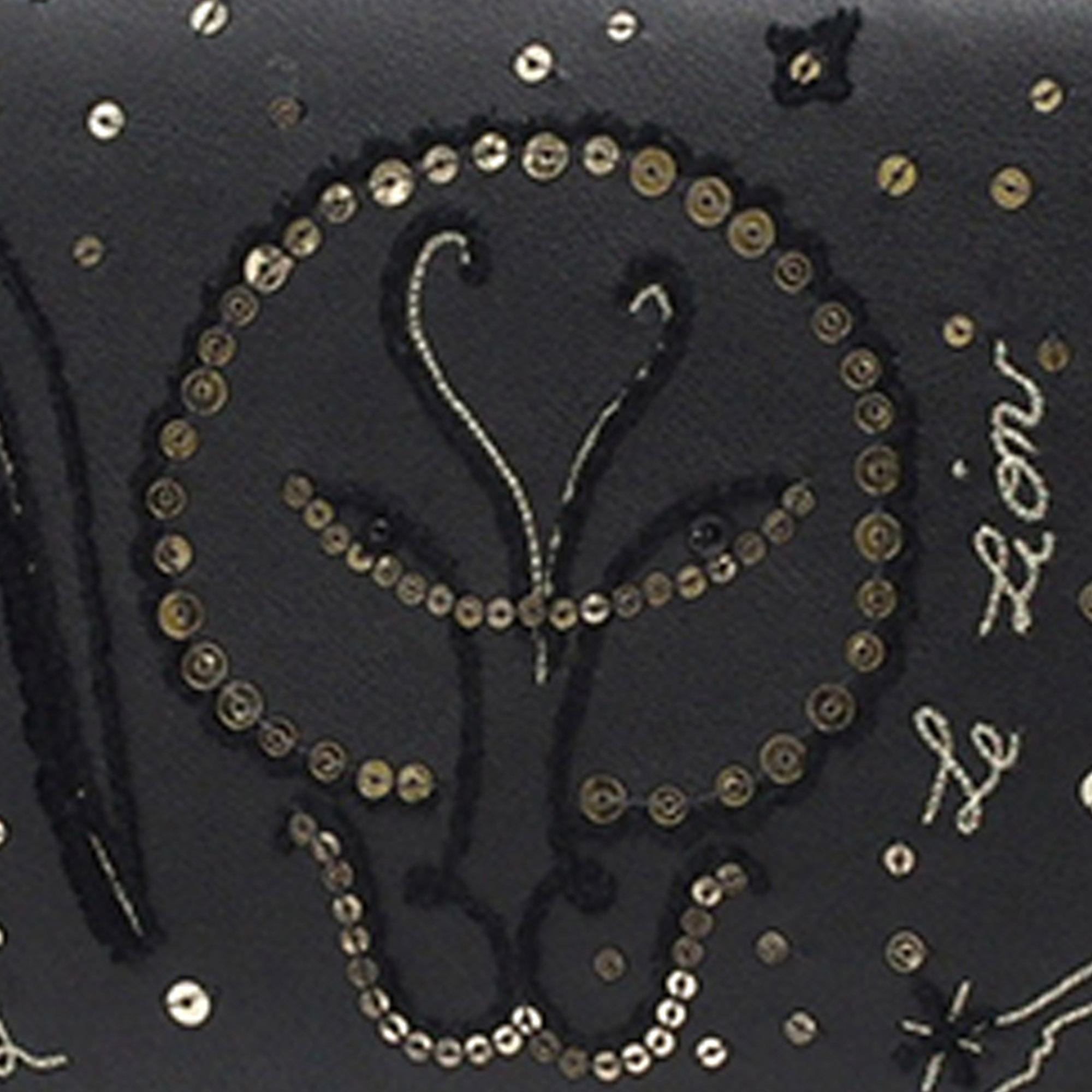 Dior Black Embellished Dioraddict Flap