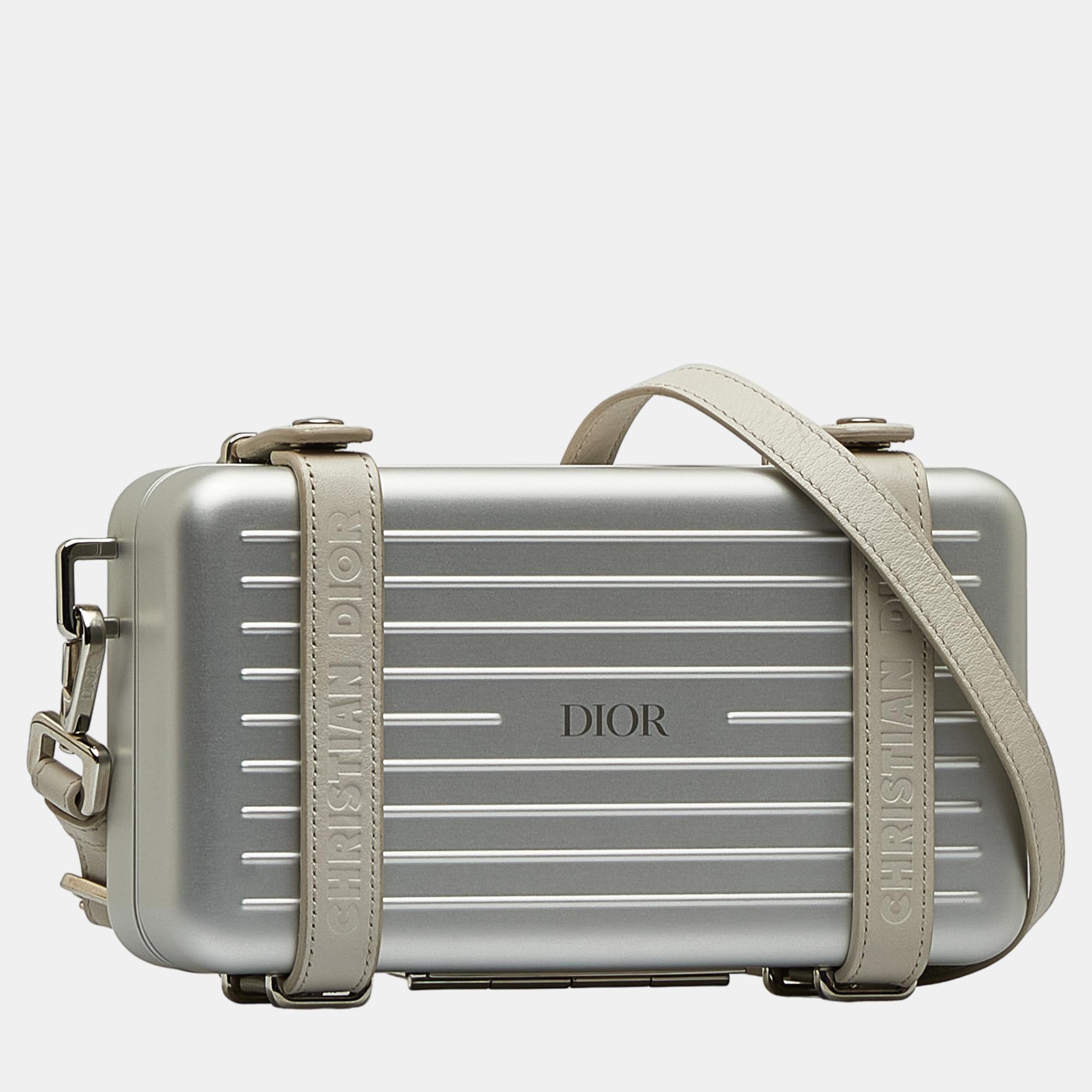 

Dior x Rimowa Silver Personal Utility Case