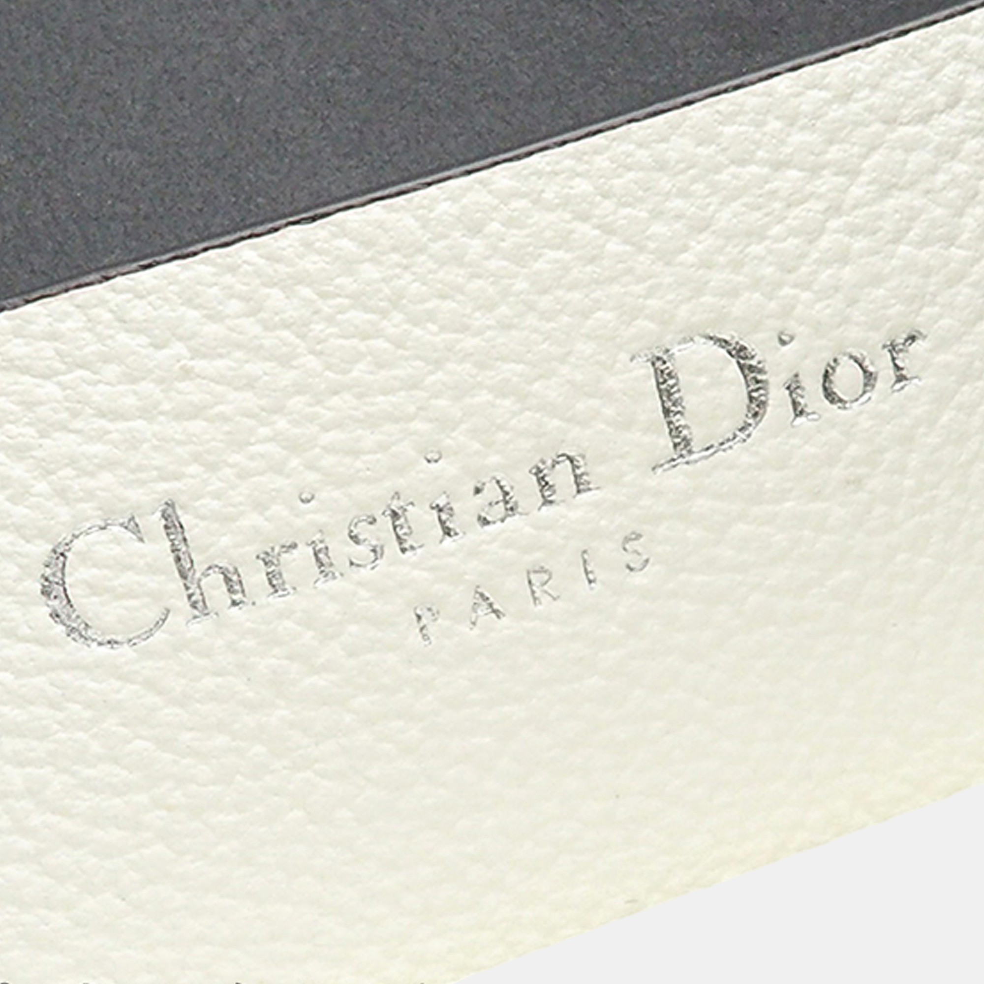 Dior White Large Open Bar Tote