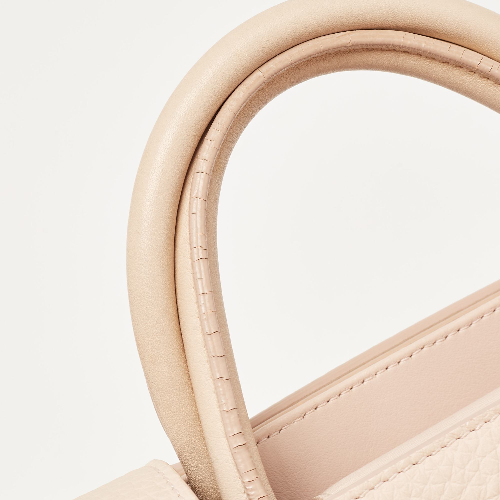 Dior Pink Leather Mini Diorever Top Handle Bag