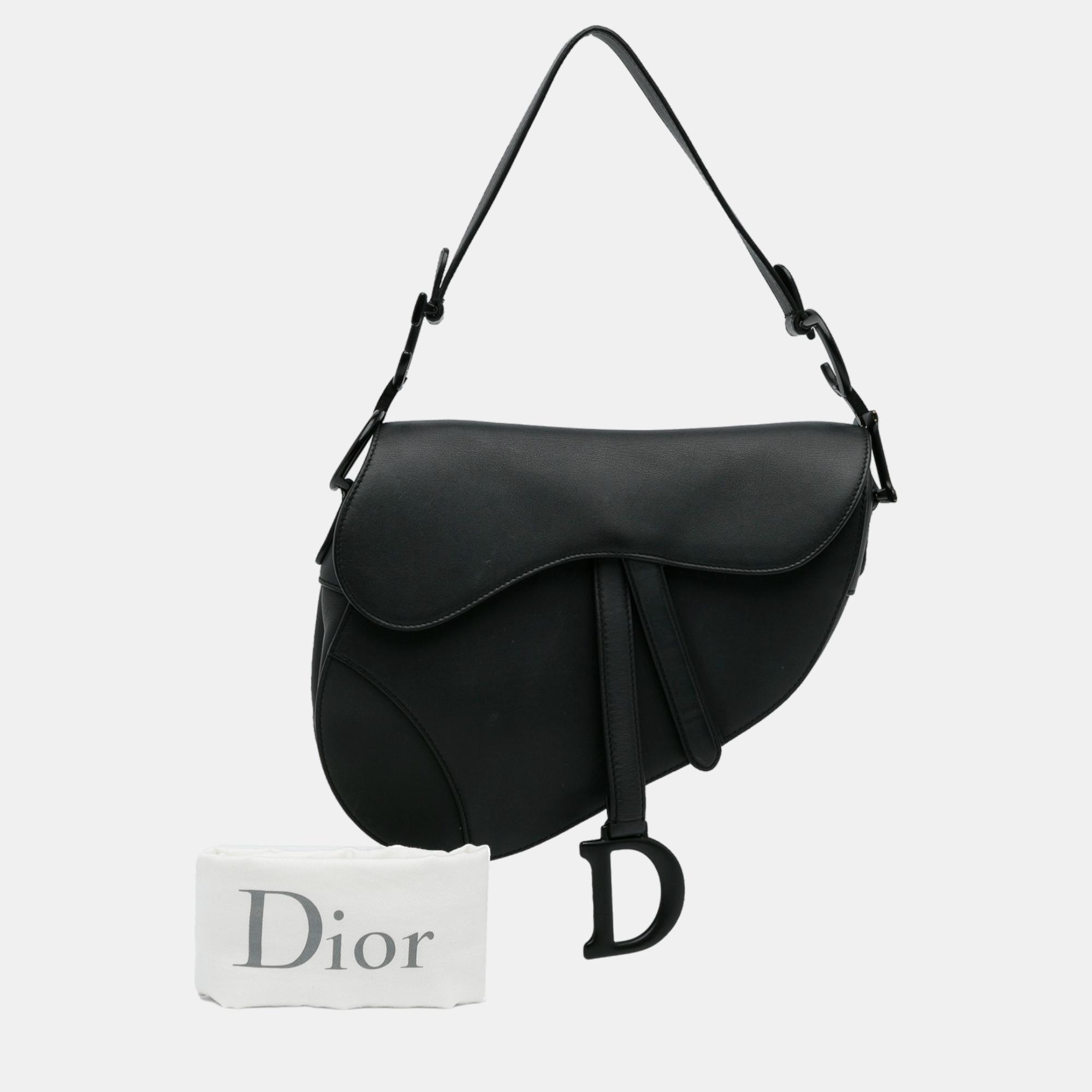 Dior Black Ultra Matte Saddle