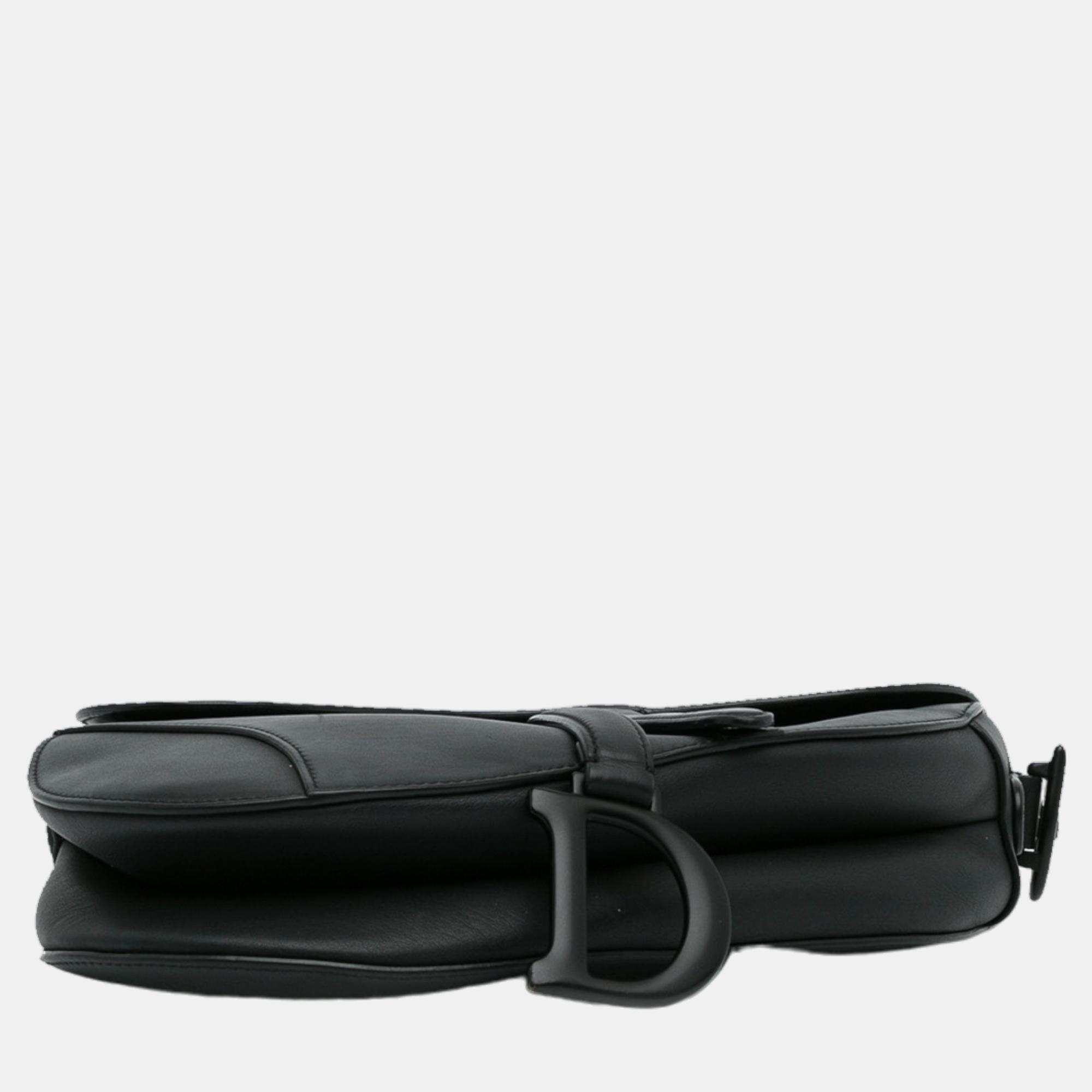 Dior Black Ultra Matte Saddle