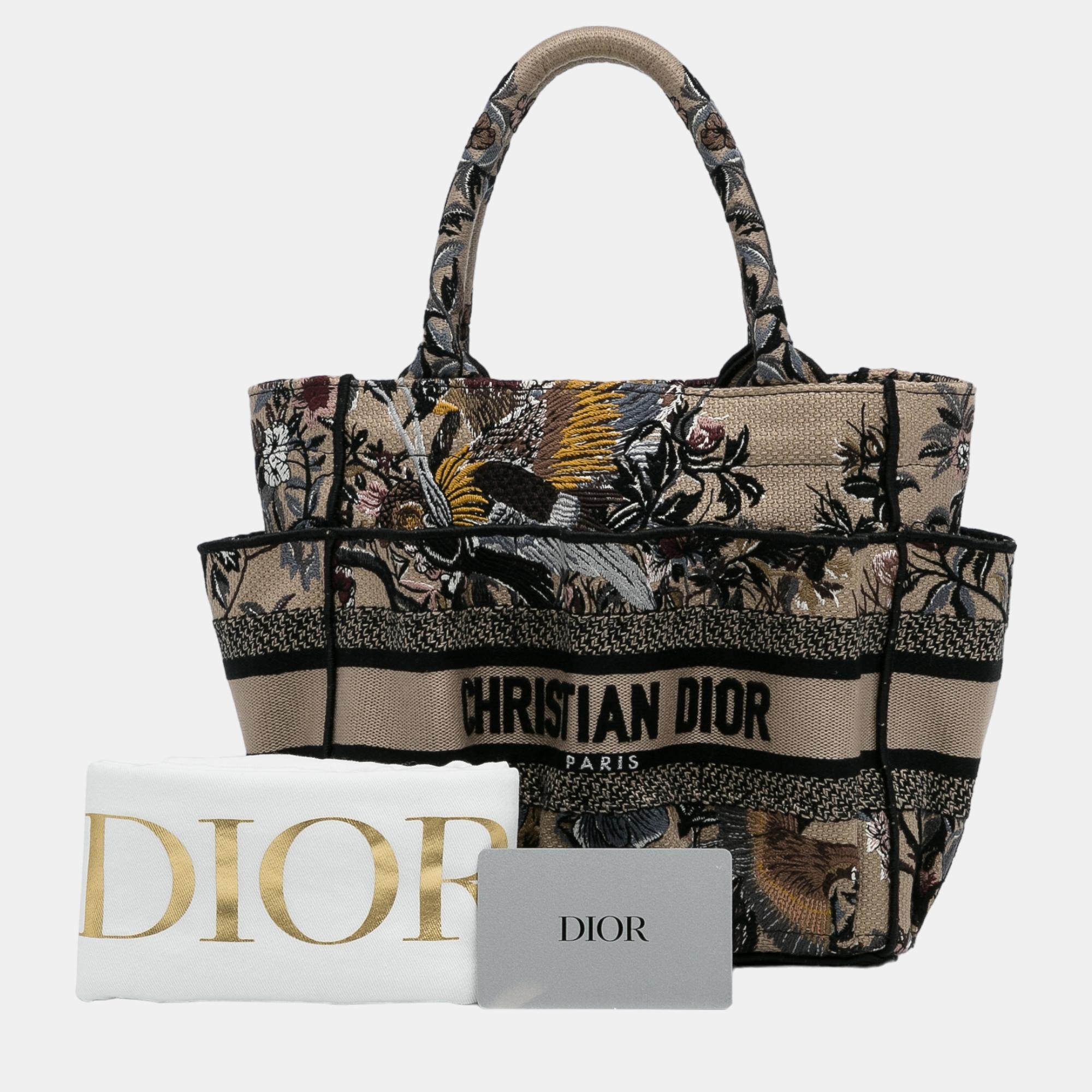 Dior Multicolour Small Jardin D’Hiver Catherine Tote Bag