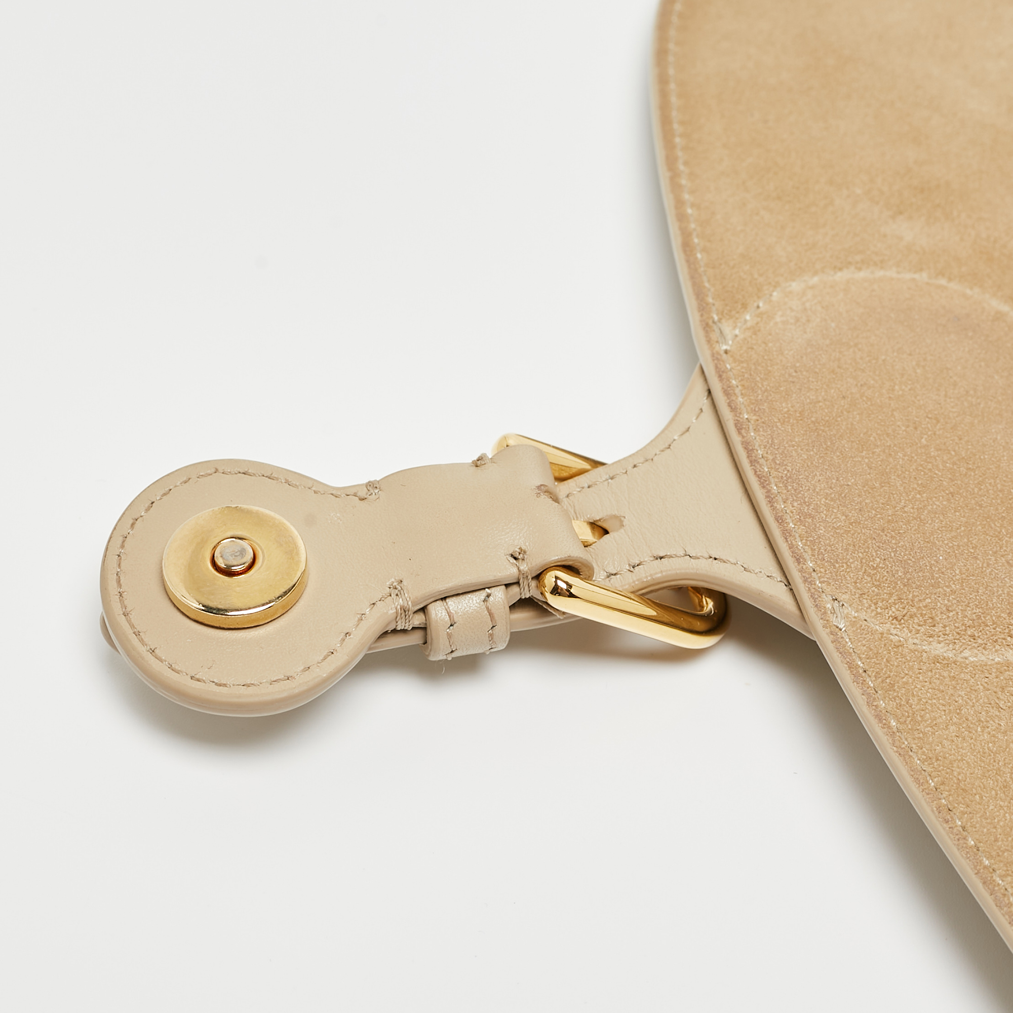 Dior Beige Leather Medium Bobby Shoulder Bag