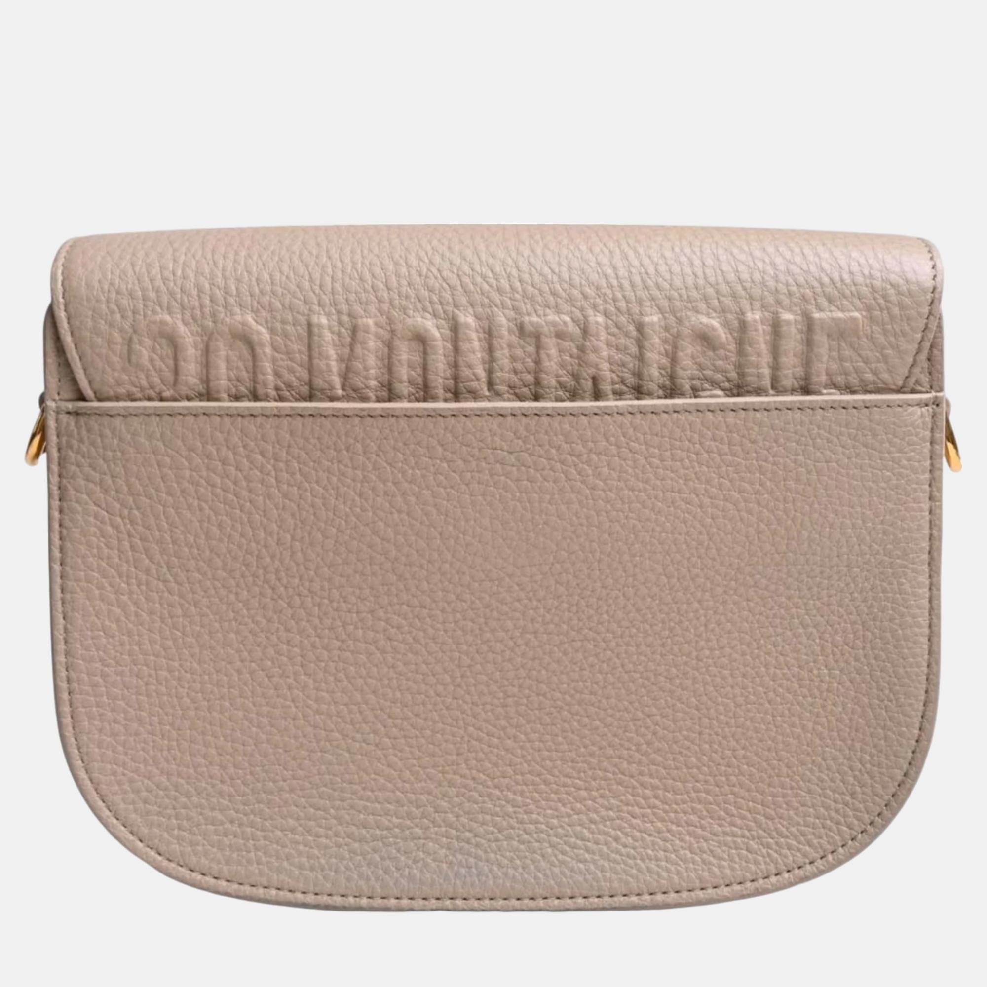 

Christian Dior Beige Medium Bobby Flap Bag