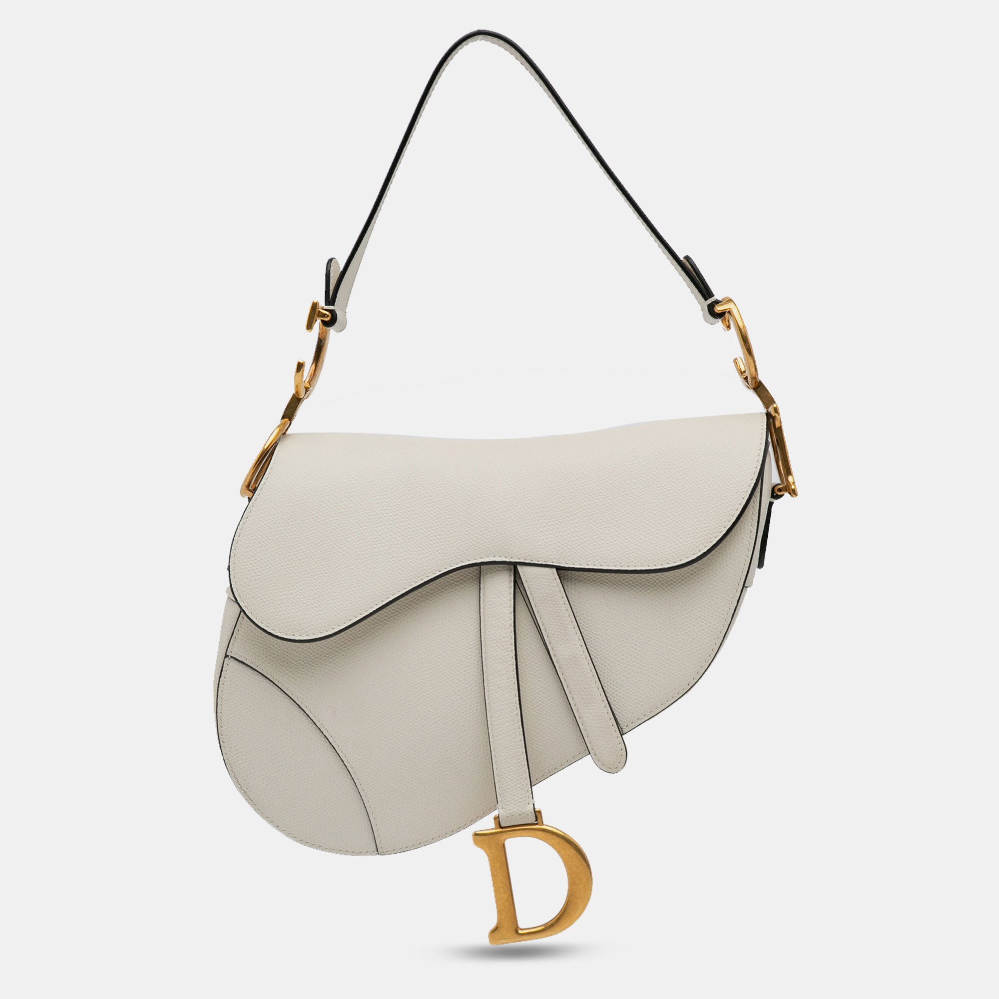 Dior Mini Leather Saddle, White
Dior Mini Leather Saddle, White