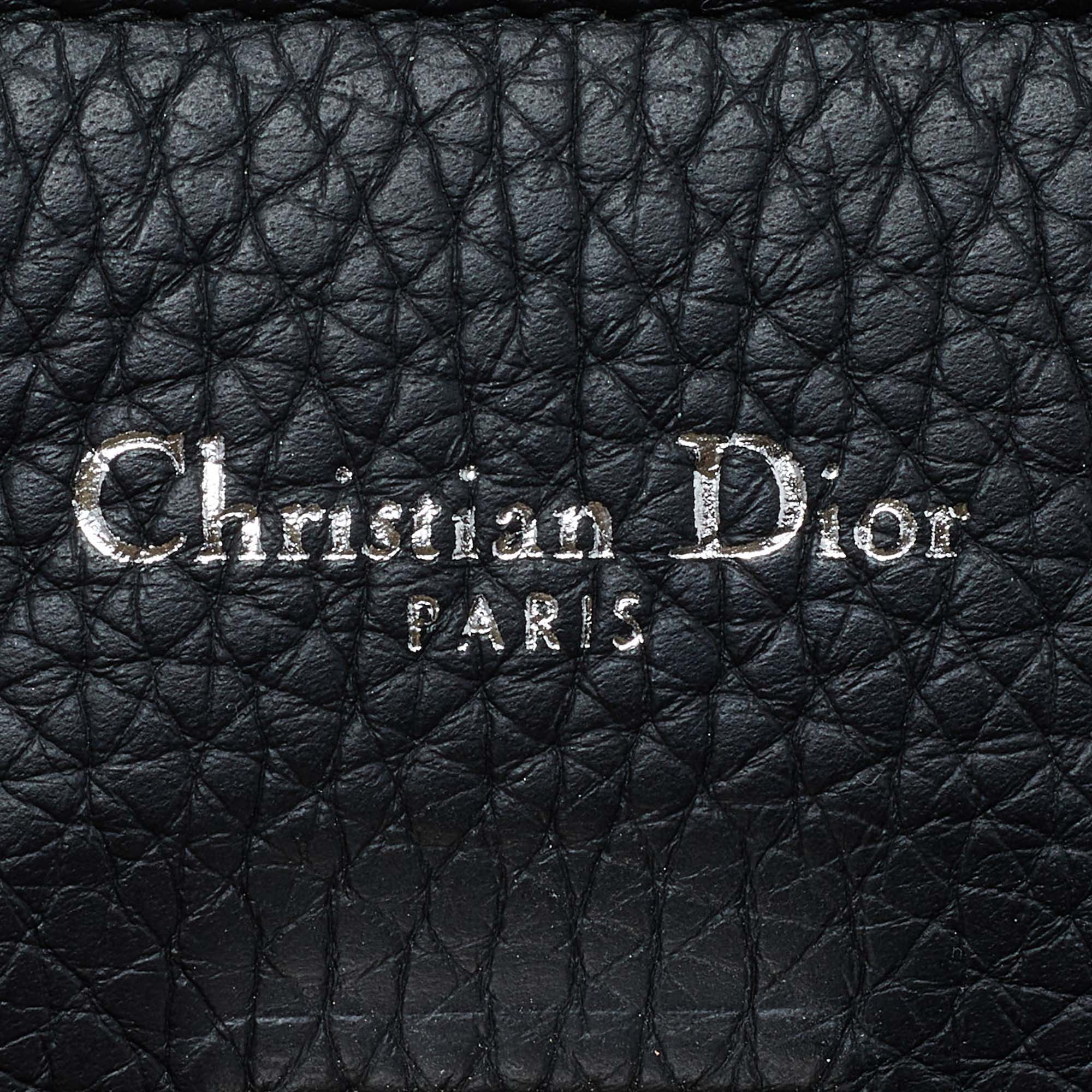 Dior Black Leather Medium Diorever Bag