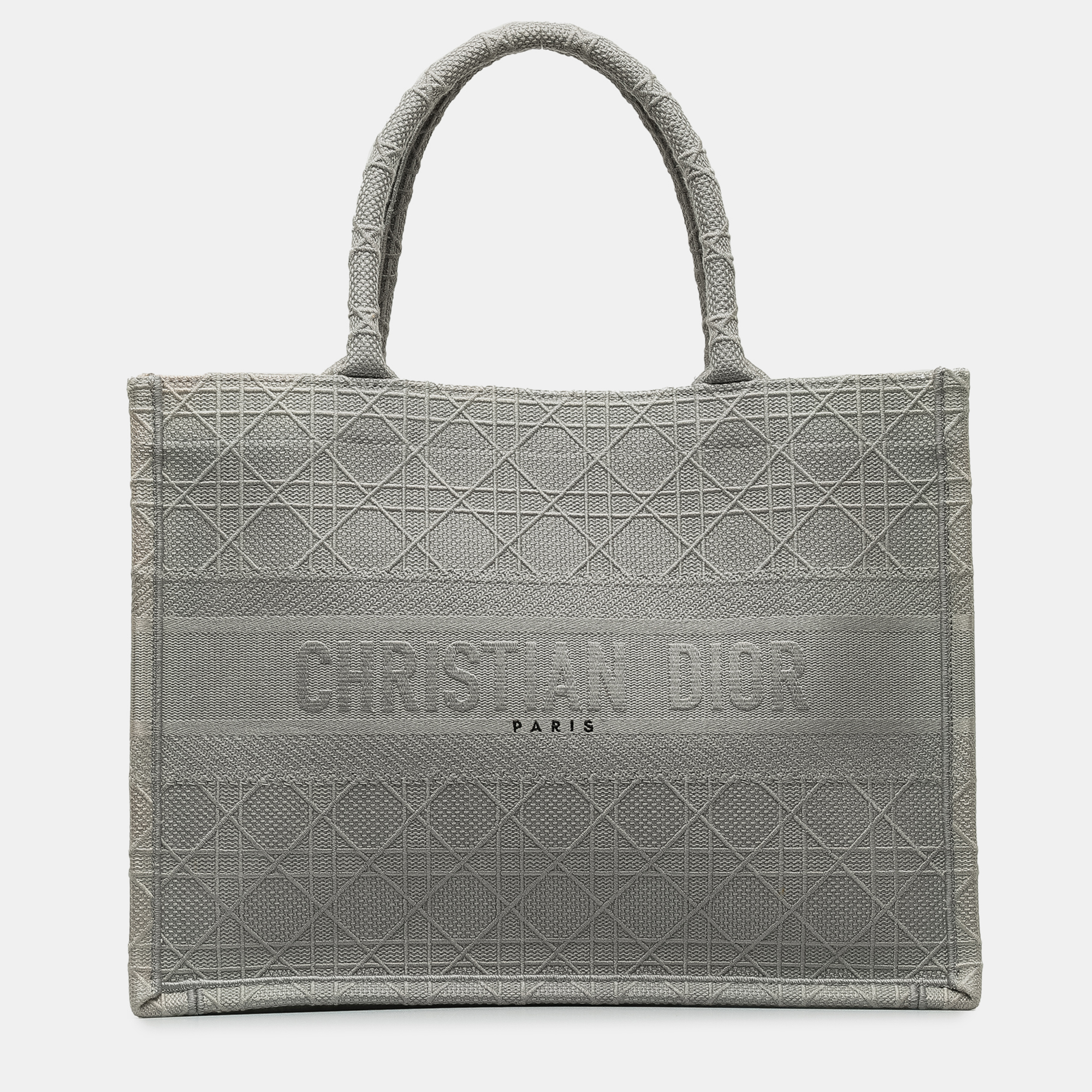 Dior medium cannage embroidered book tote