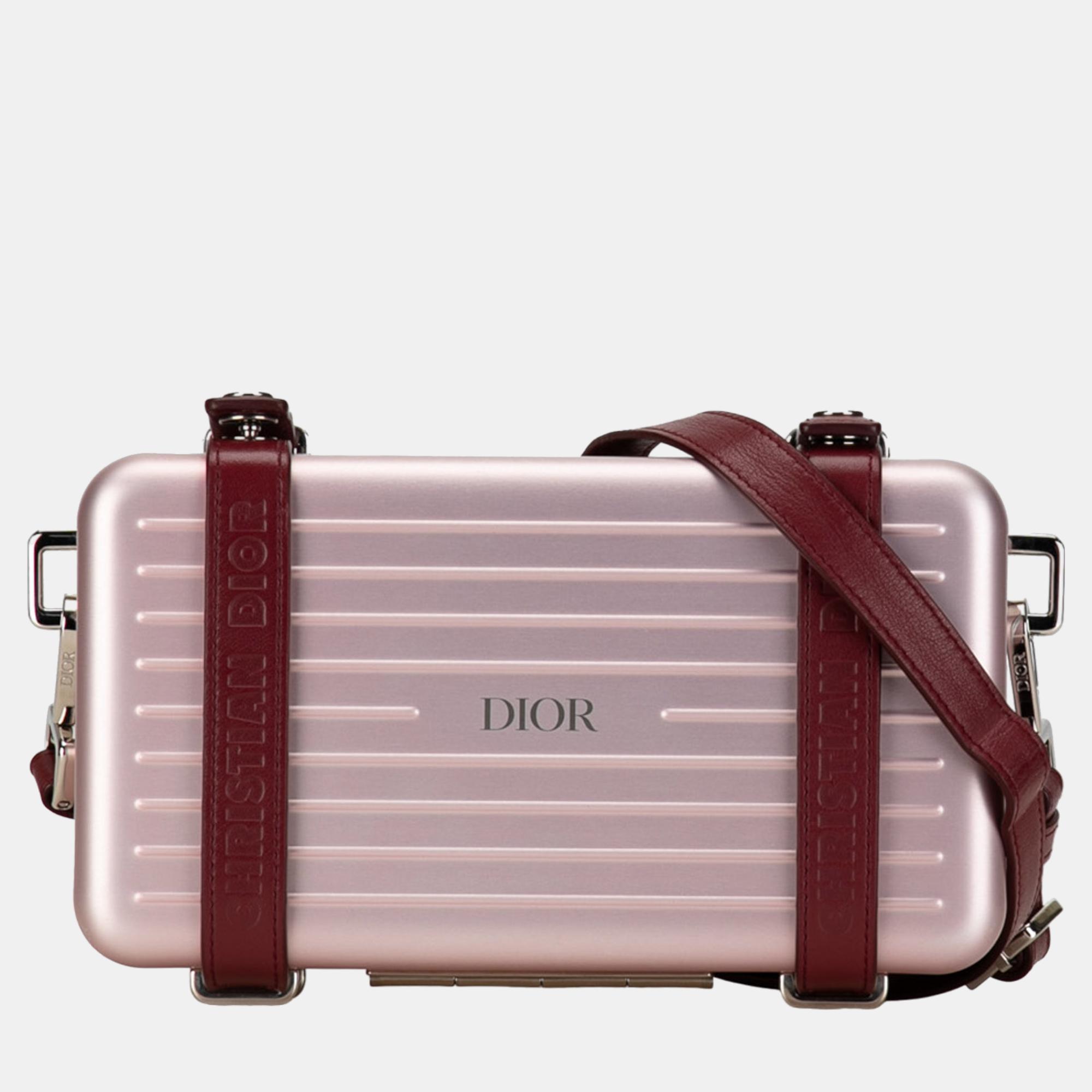 Dior pink x rimowa personal utility case