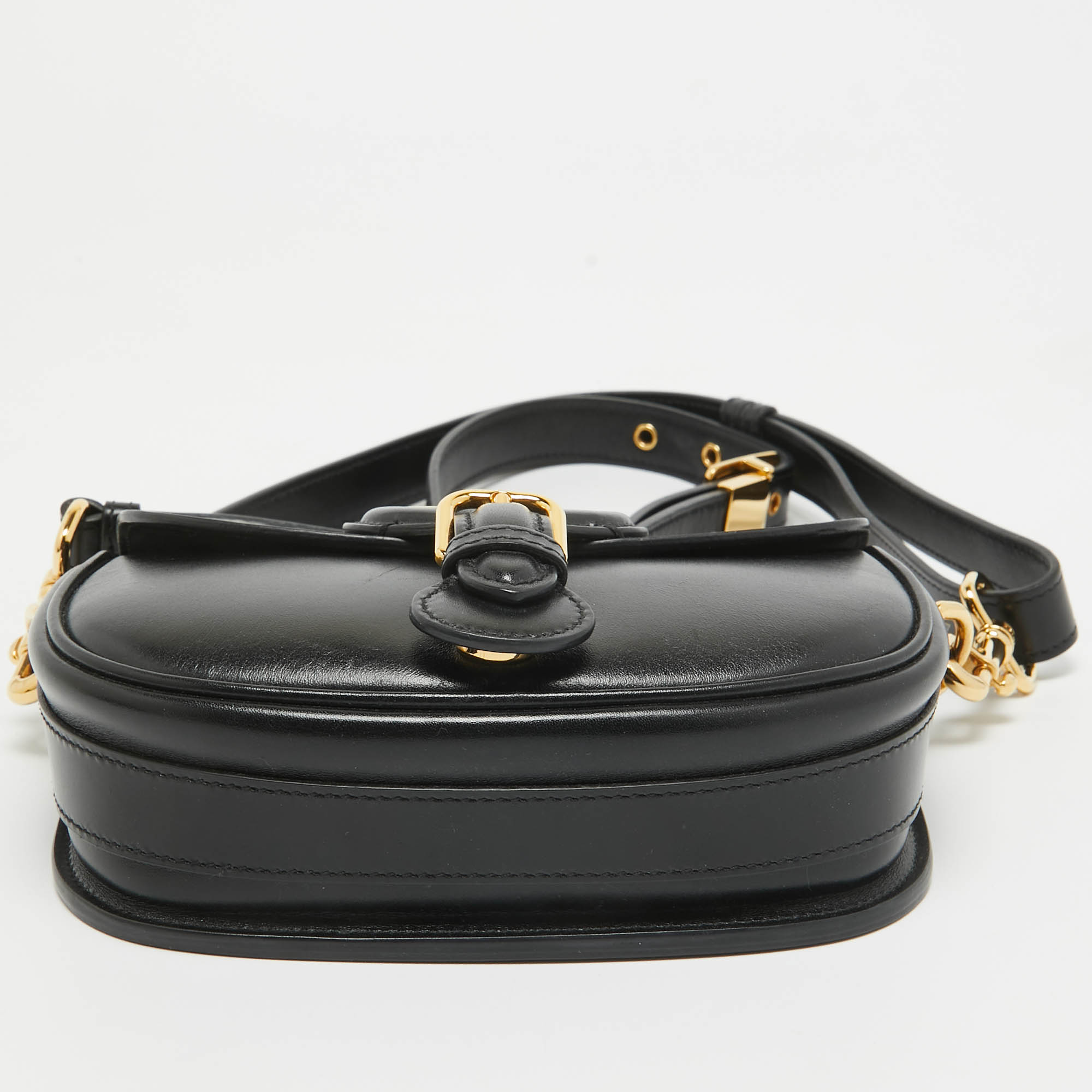 Dior Black Leather Small Bobby Bag