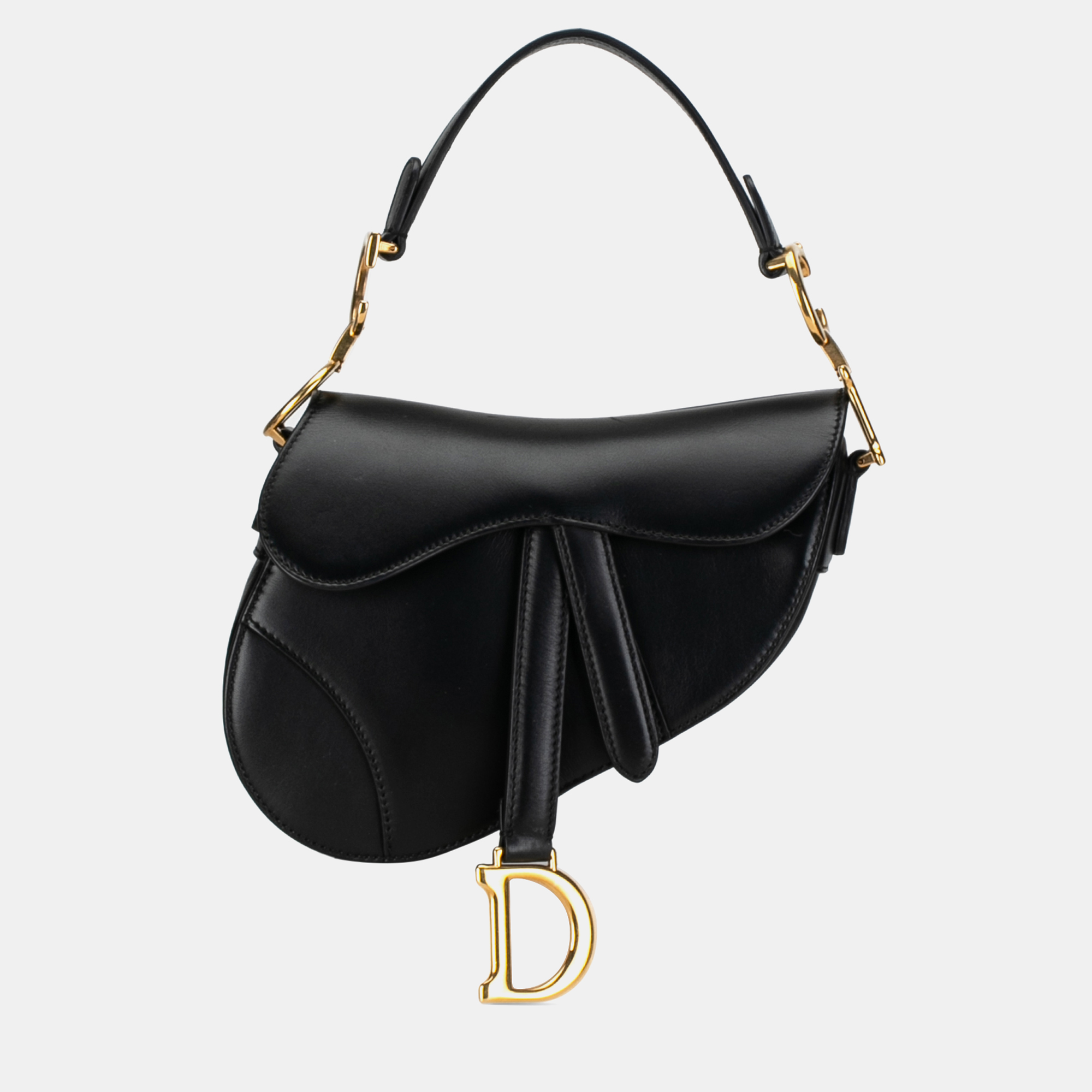 Dior mini leather saddle