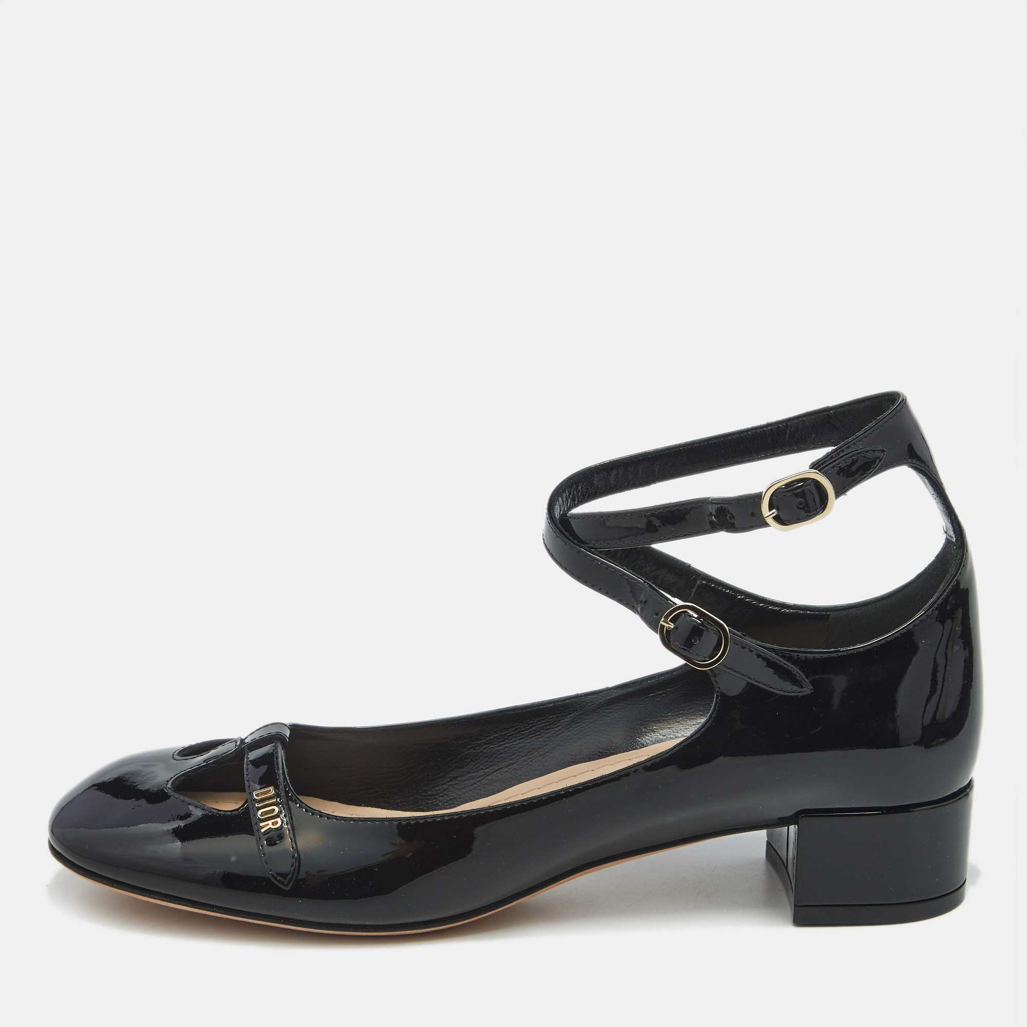 Patent Leather Aime Mary Jane Pumps Size 38.5 - Dior - Modalova