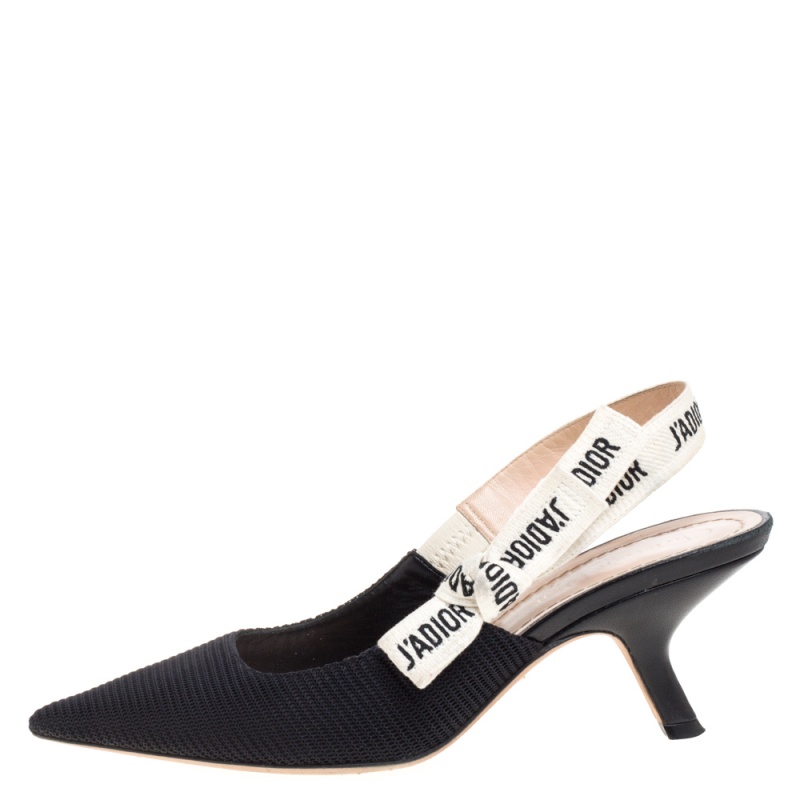 Dior Black Technical Canvas J'adior Slingback Sandals Size
Dior Black Technical Canvas J'adior Slingback Sandals Size