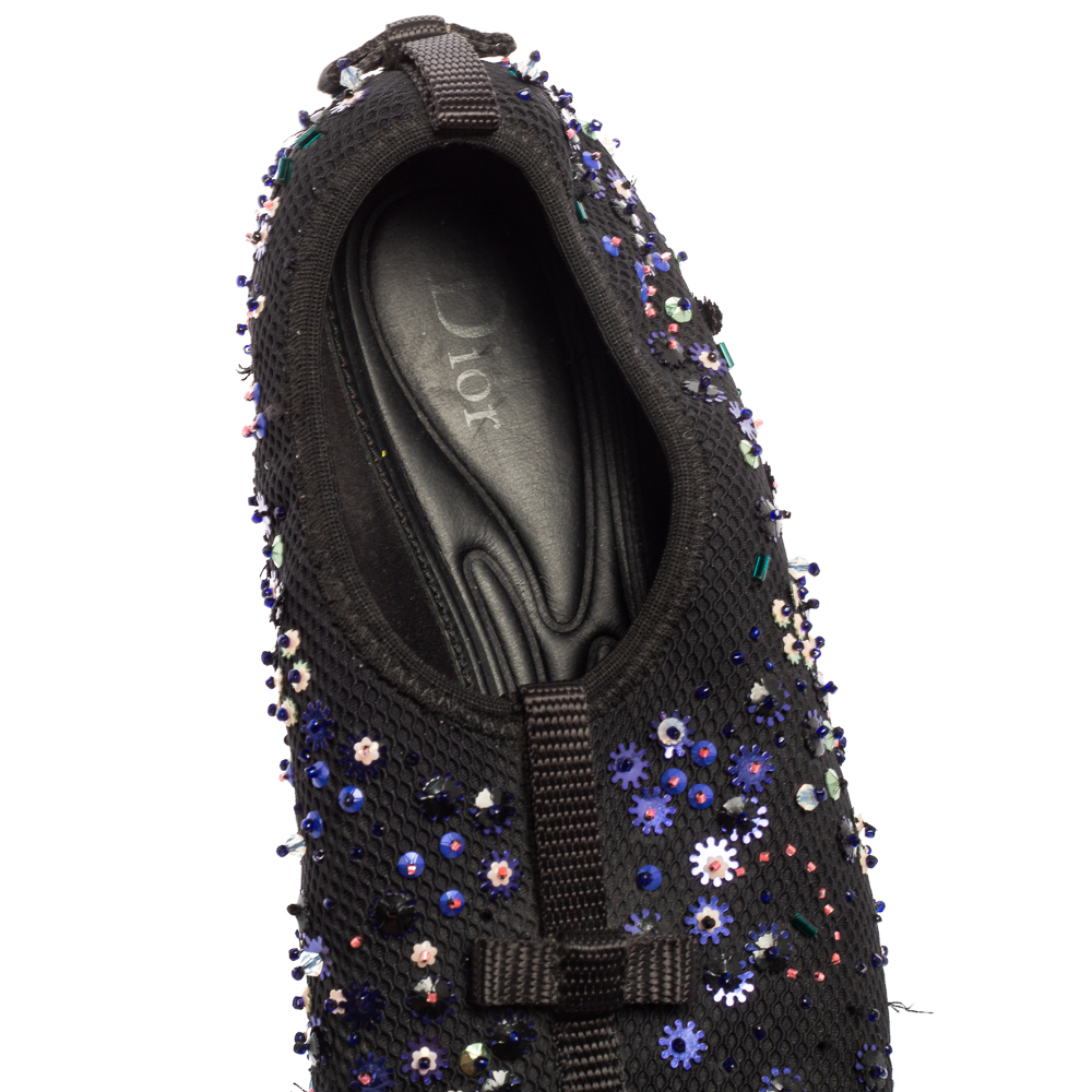 Dior Black Mesh Fusion Sneakers Size 37.5