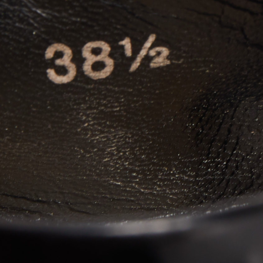 Dior Black Cannage Patent Bow Slide Sandals Size 38.5