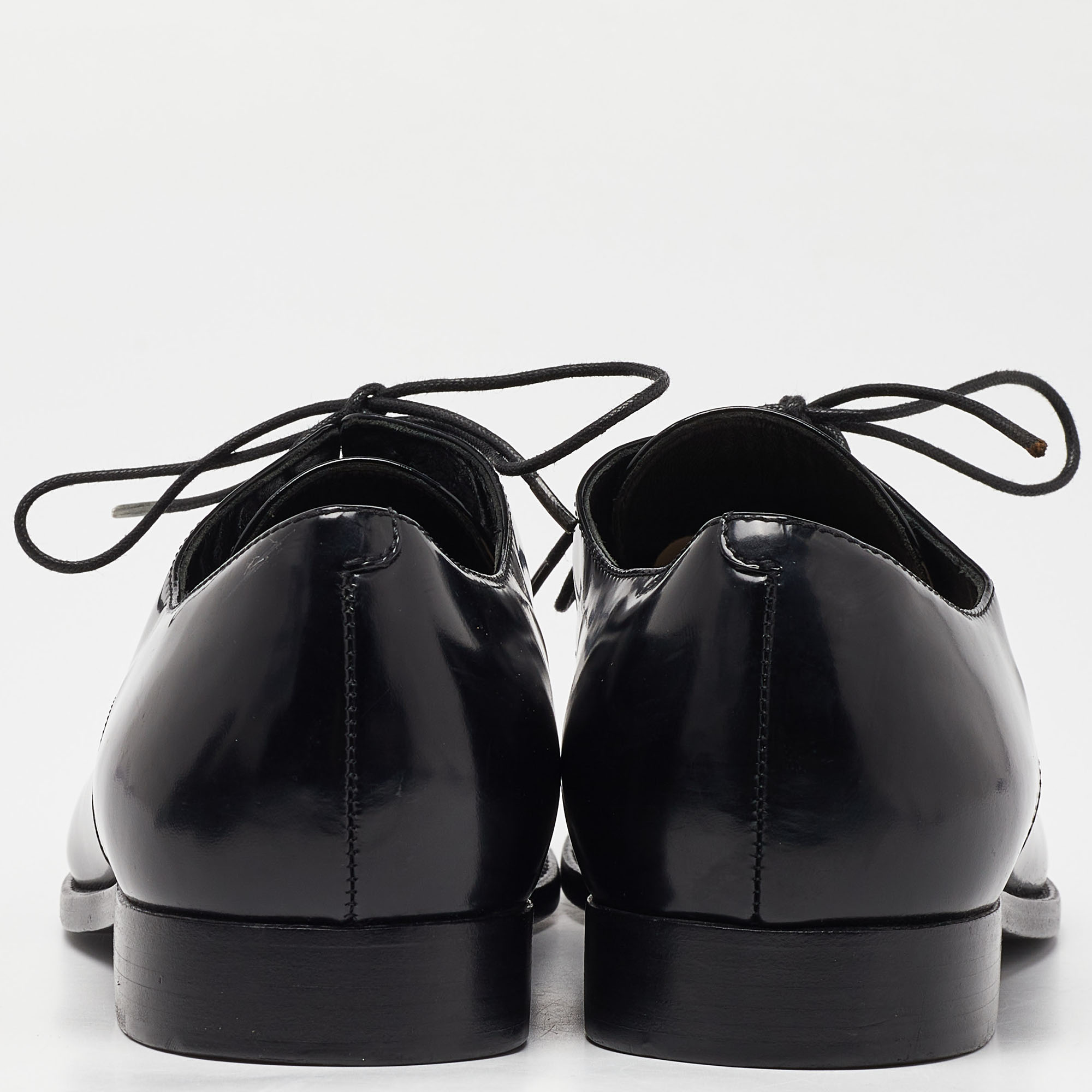 Dior Black Leather Lace Up Derby Size 37.5