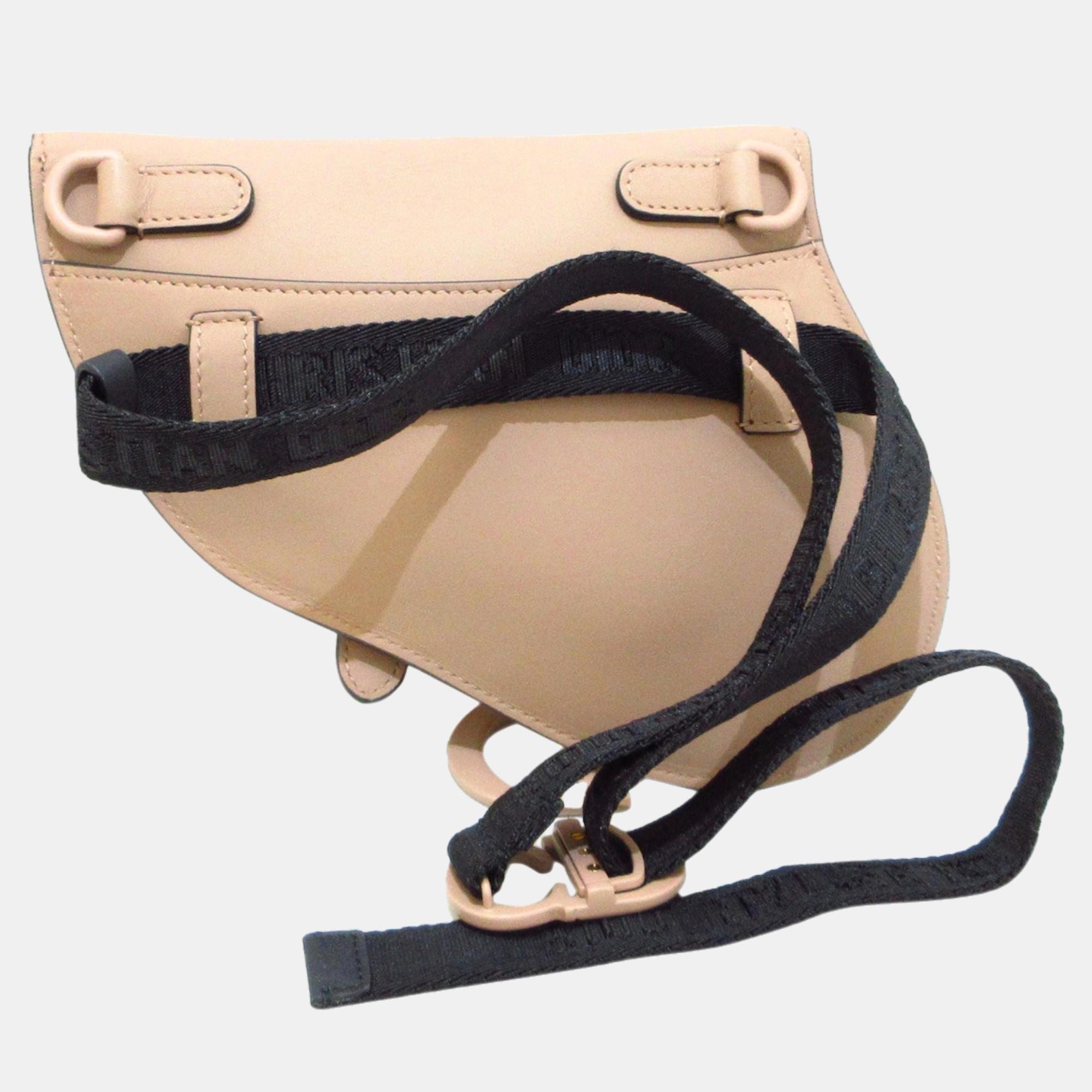 Dior Beige/Brown Ultra Matte Saddle Belt Bag