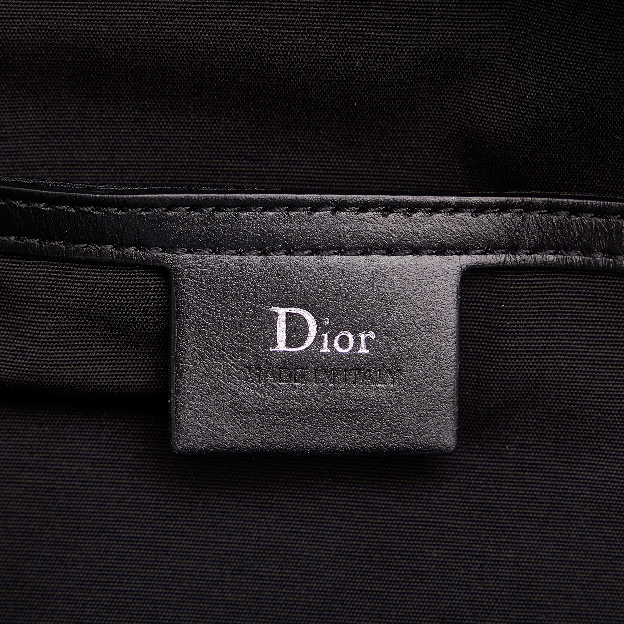 Dior Black Patch Nylon Backpack