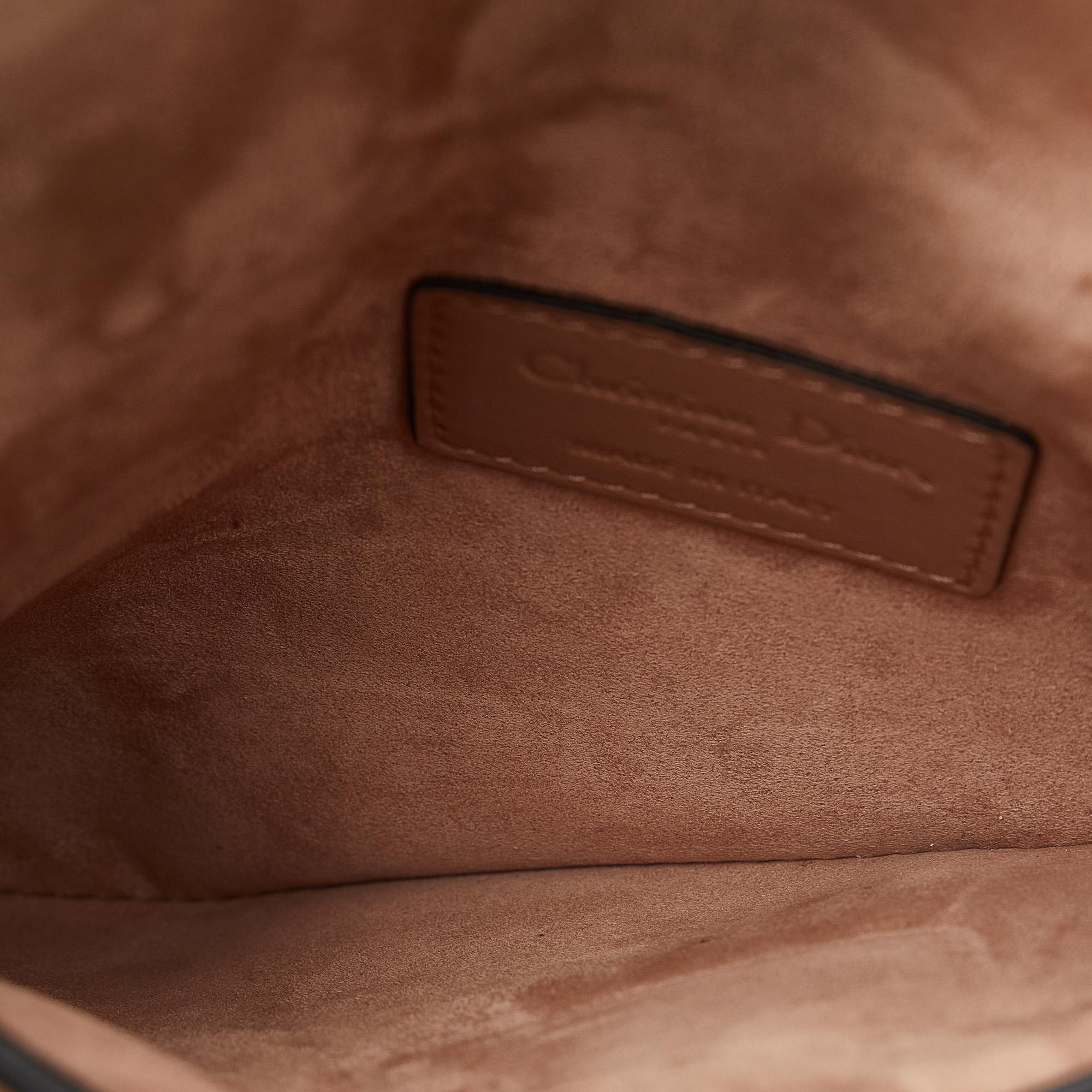 Dior Brown Ultra Matte Saddle Belt Bag