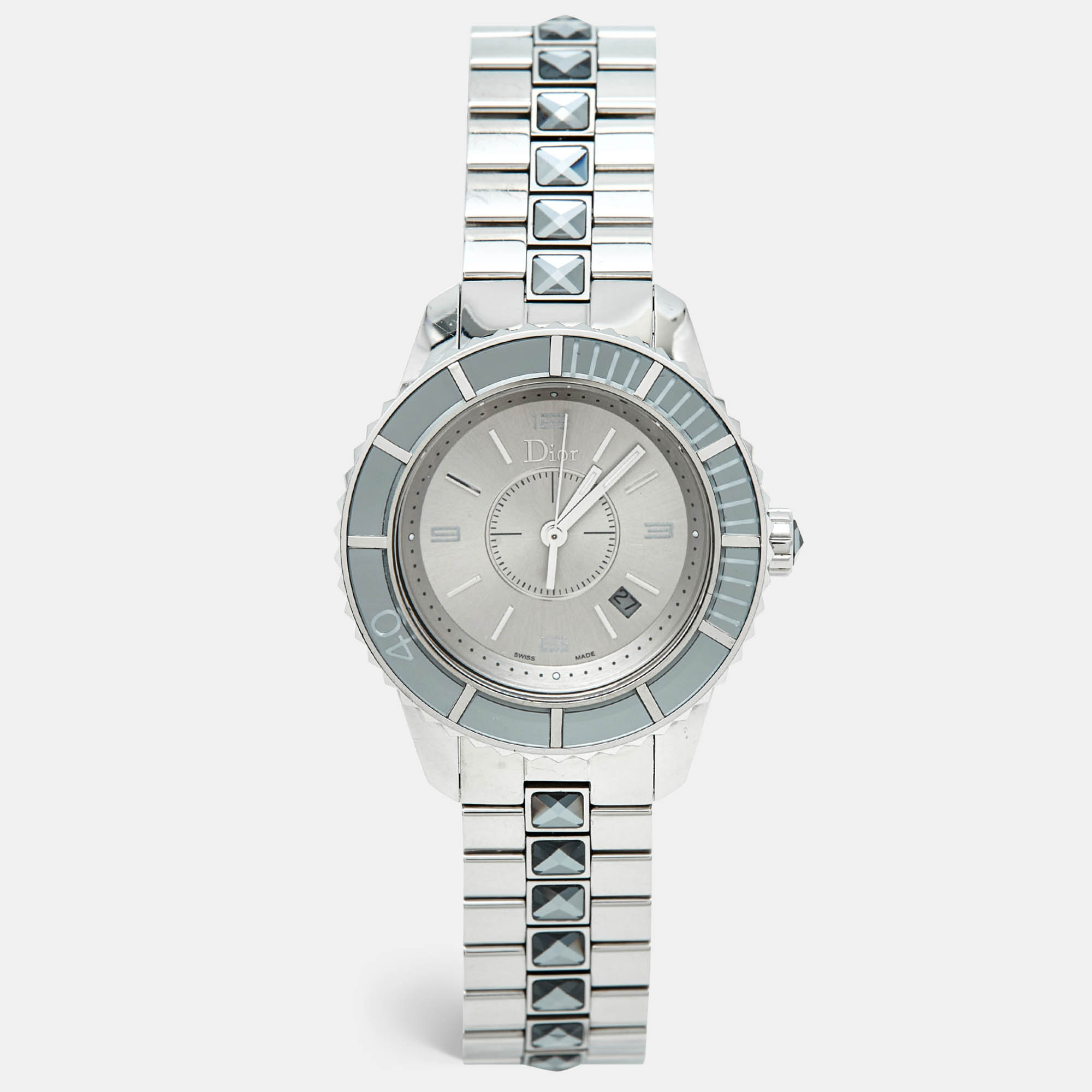 Dior Silver Dial Stainless Steel Christal CD113116M001 Women's Wristwatch
Dior Silver Dial Stainless Steel Christal CD113116M001 Women's Wristwatch