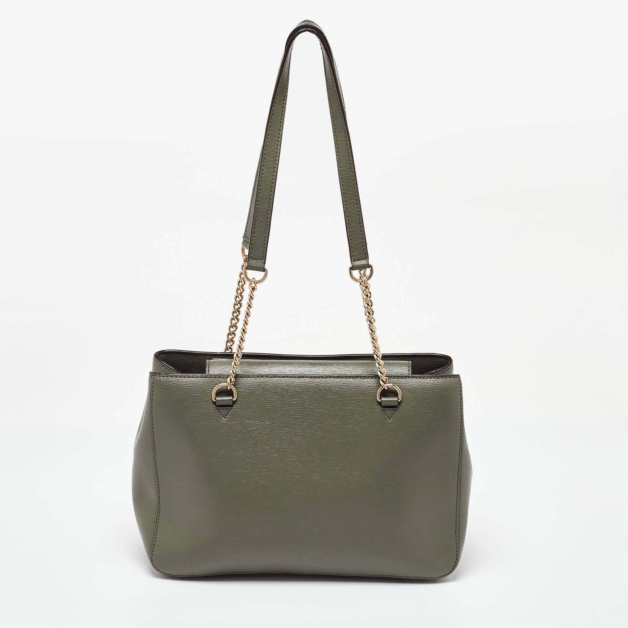 DKNY Grey Saffiano Leather Tote