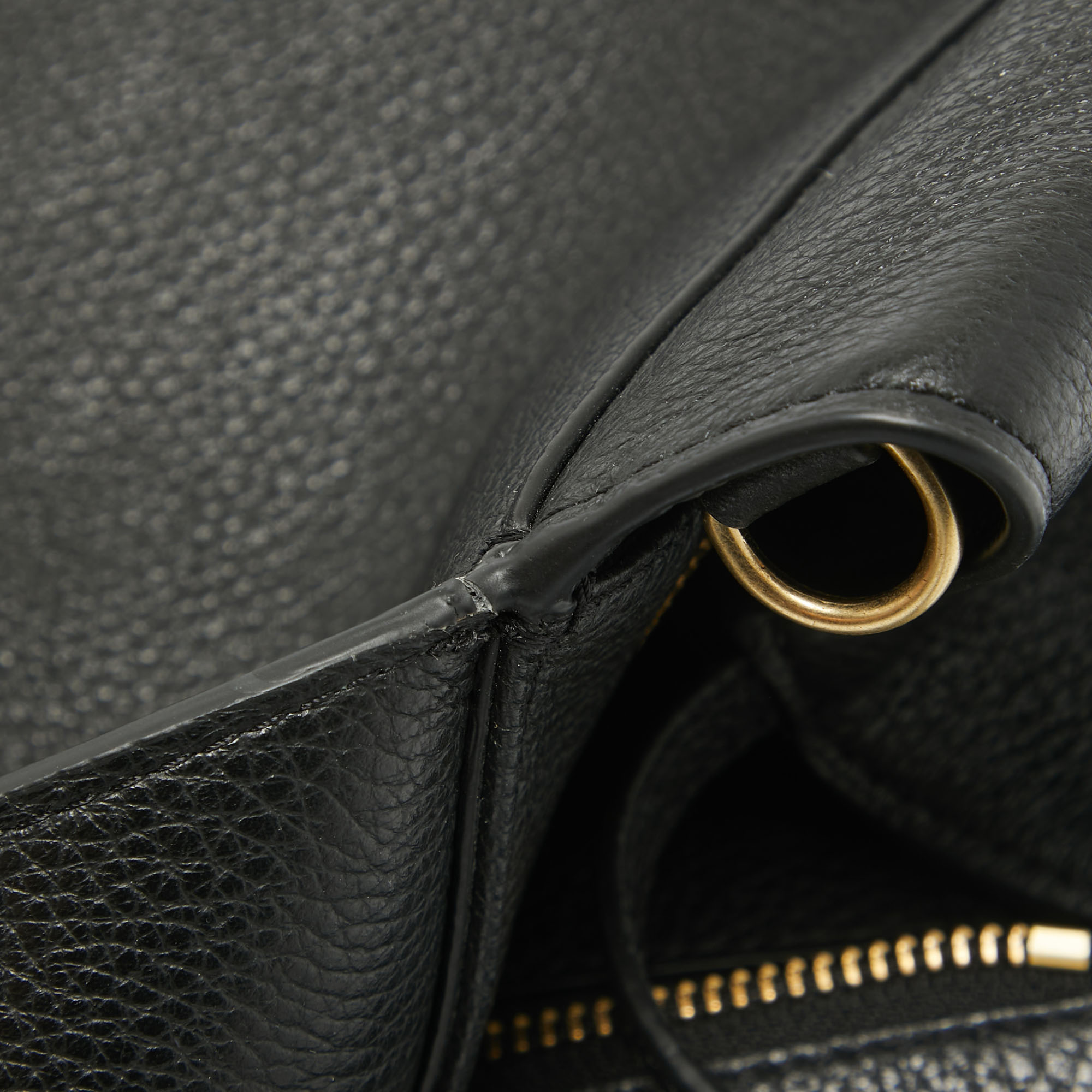 DKNY Black Leather Effortless Tote