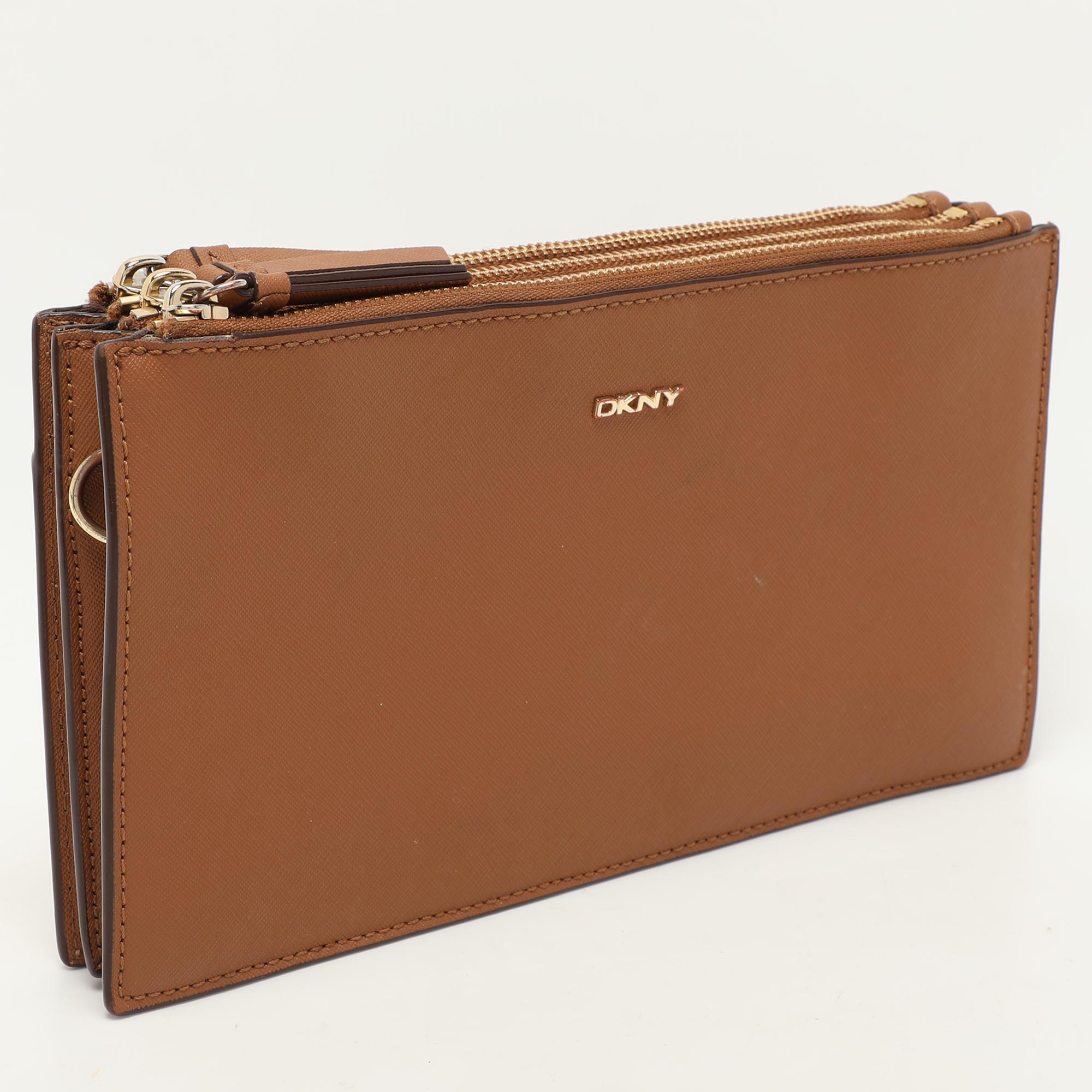 Dkny Brown Leather Crossbody Bag