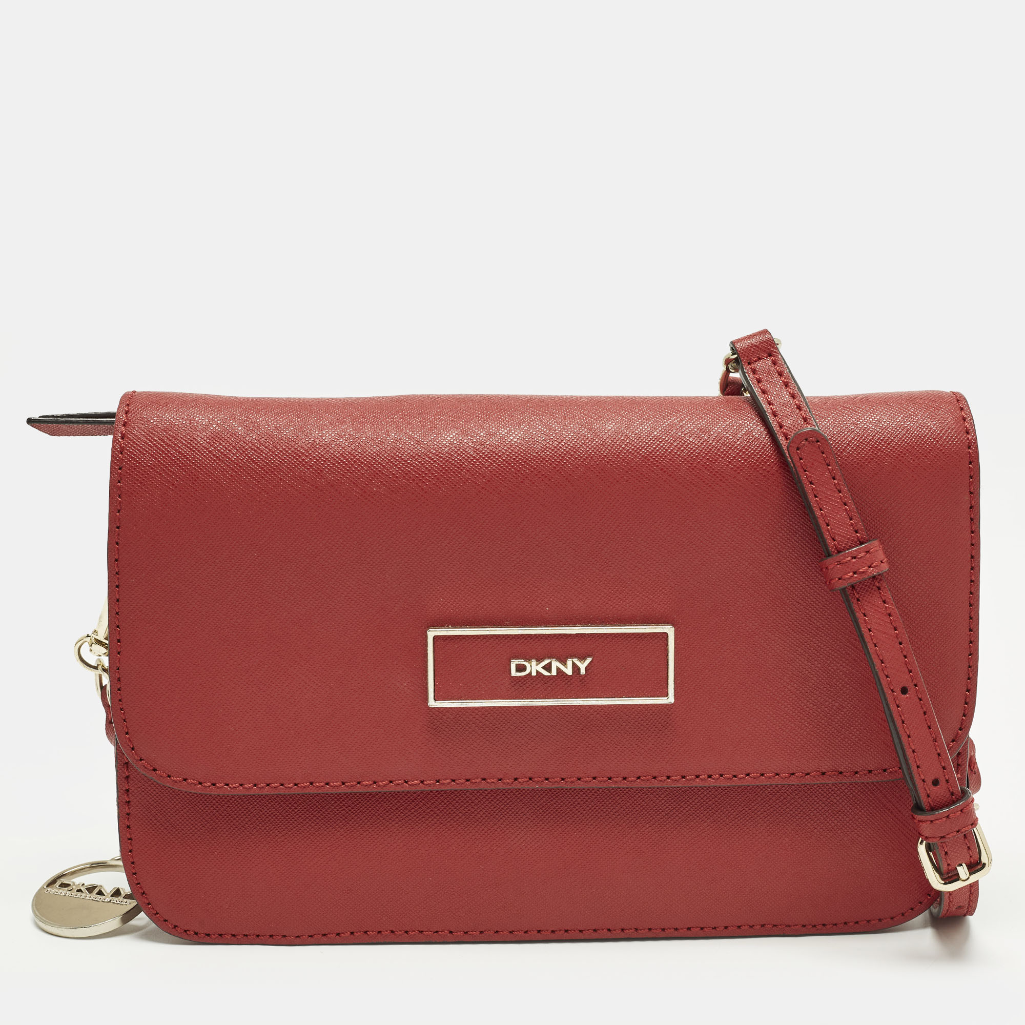 DKNY Bryant Park Red Leather Flap Crossbody Bag
DKNY Bryant Park Red Leather Flap Crossbody Bag