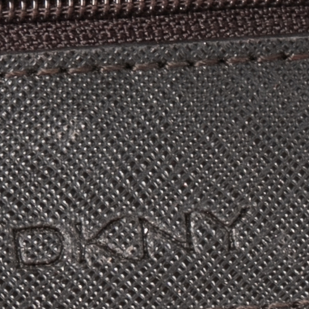 DKNY Burgundy Leather Bryant Park Flap Shoulder Bag