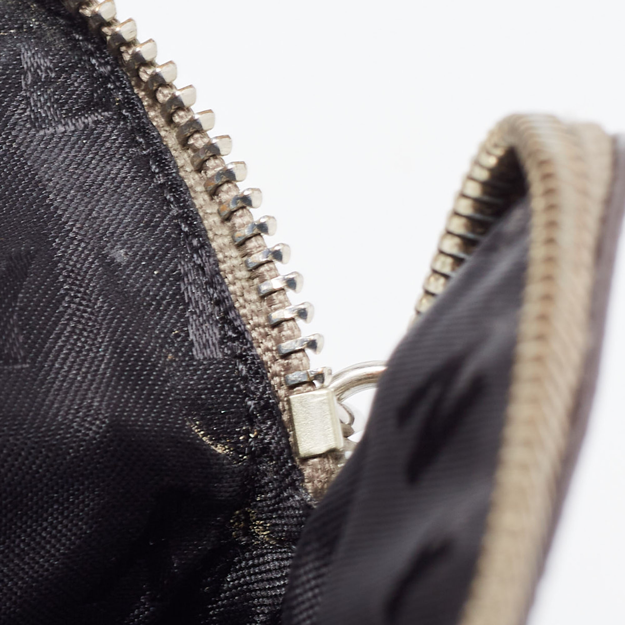 DKNY Grey Leather Bryant Dome Crossbody Bag