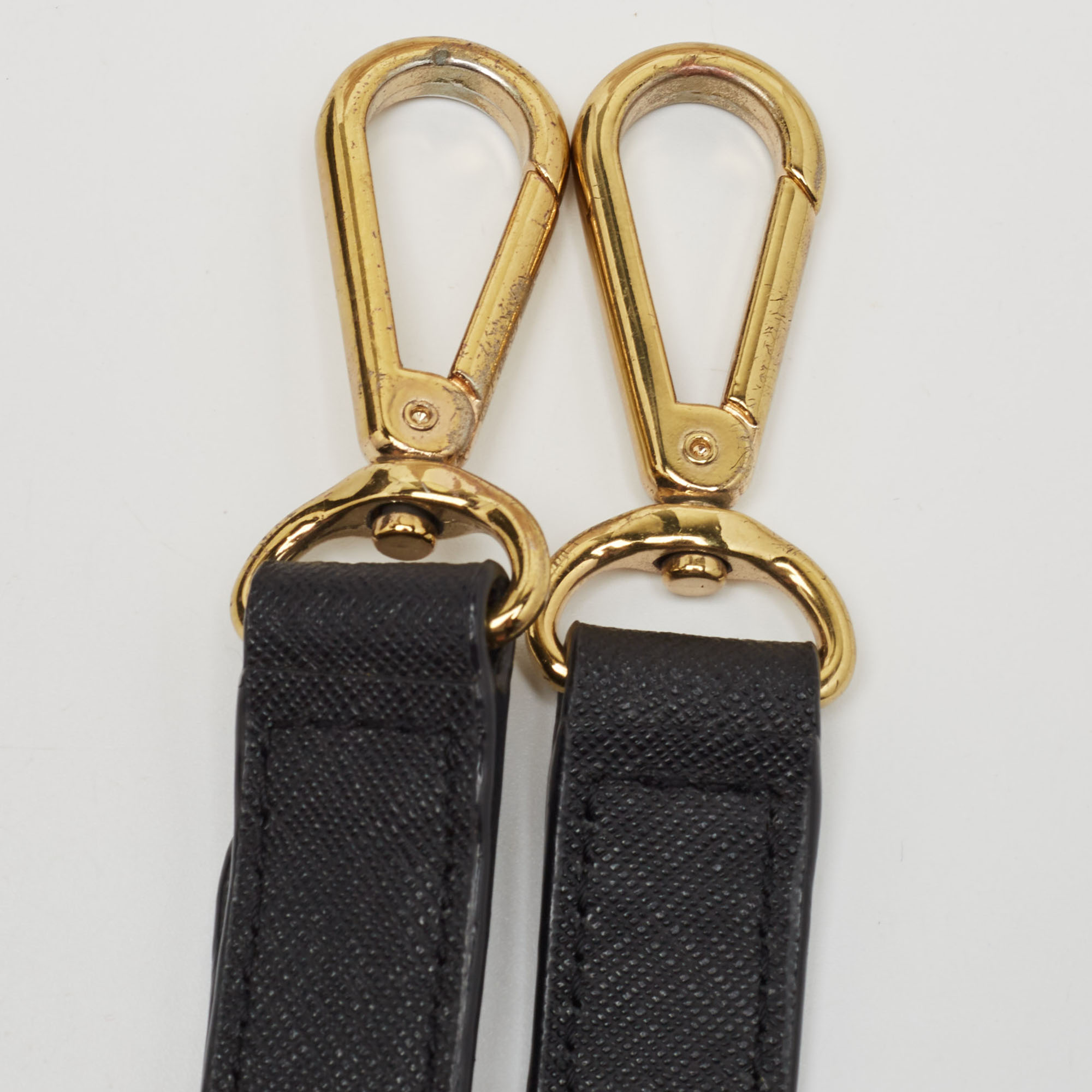 DKNY Black Saffiano Leather Robinson Double Zip Tote