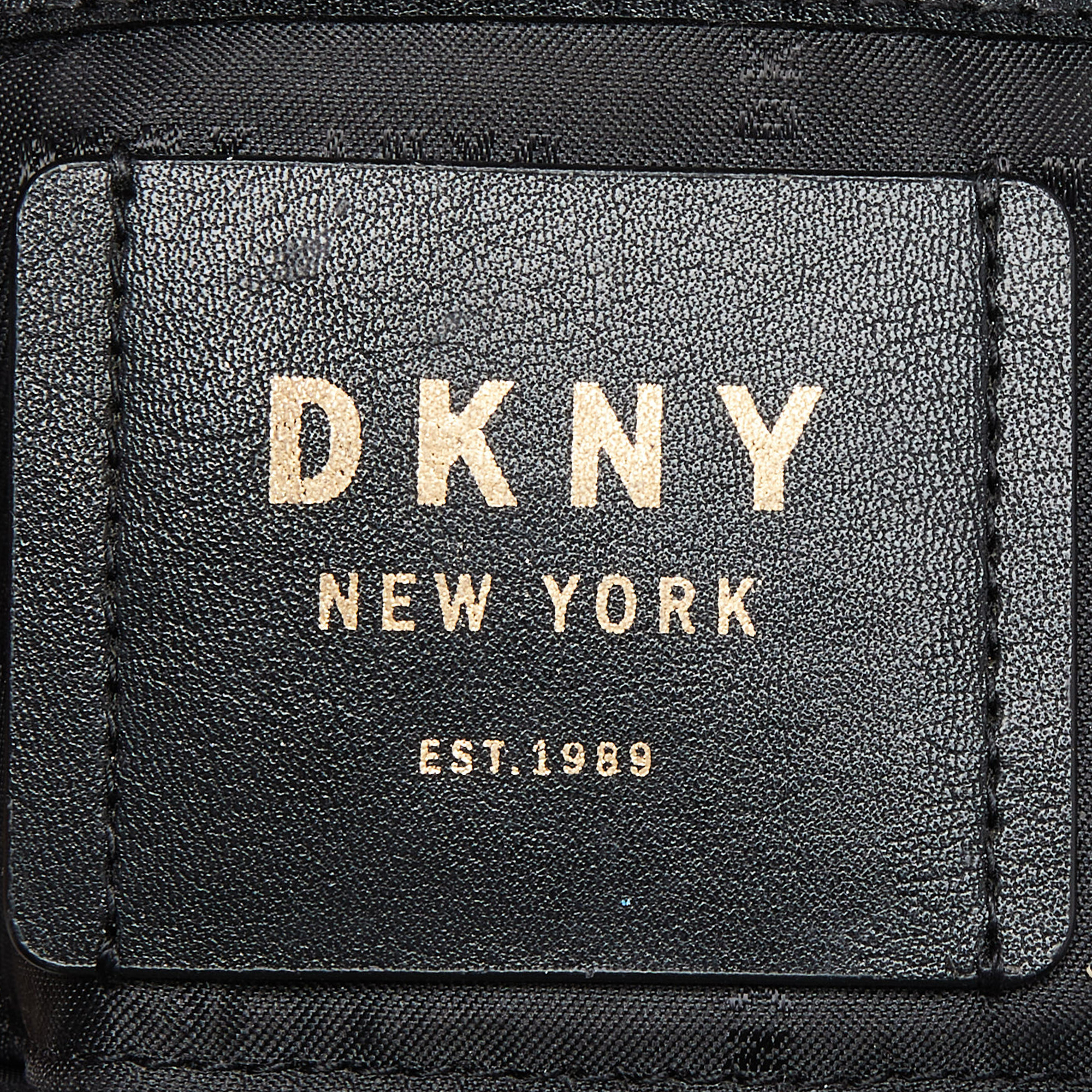 DKNY Tricolor Embossed Leather Small Alexa Backpack