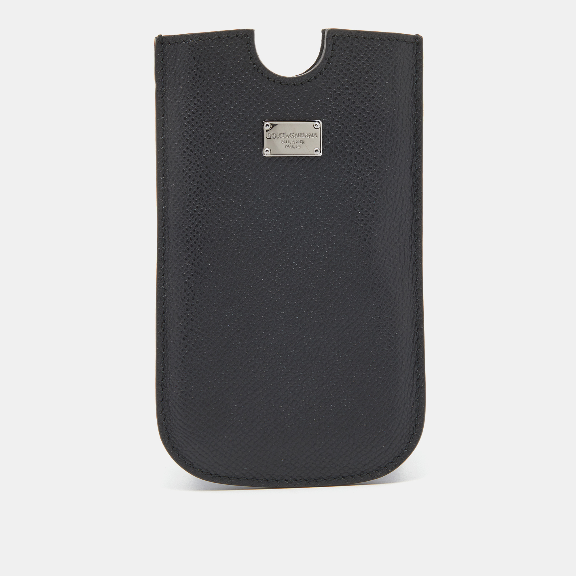 Dolce & gabbana black leather siii smartphone case