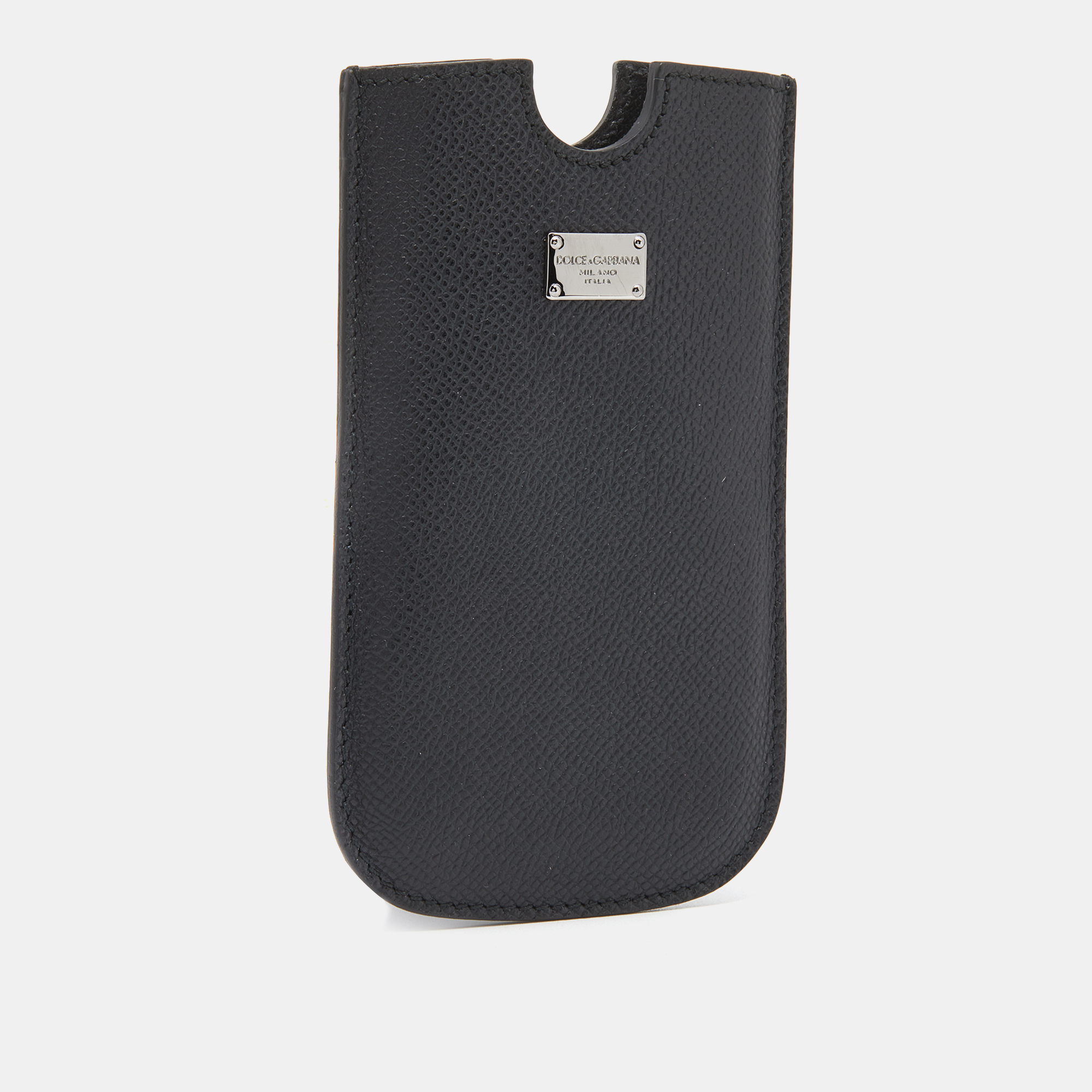 Dolce & Gabbana Black Leather SIII Smartphone Case