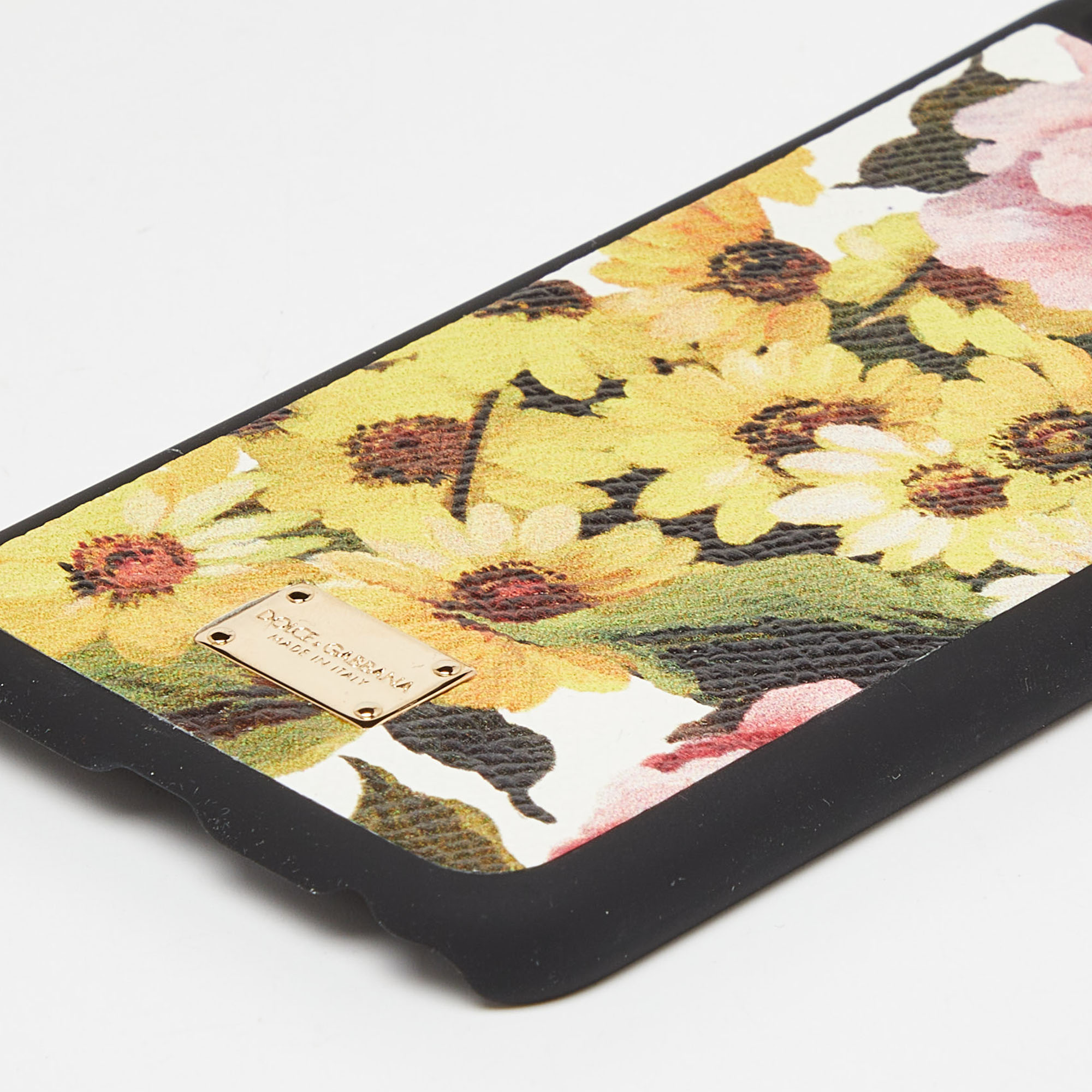 Dolce & Gabbana Multicolor Floral Print Leather IPhone 6 Case