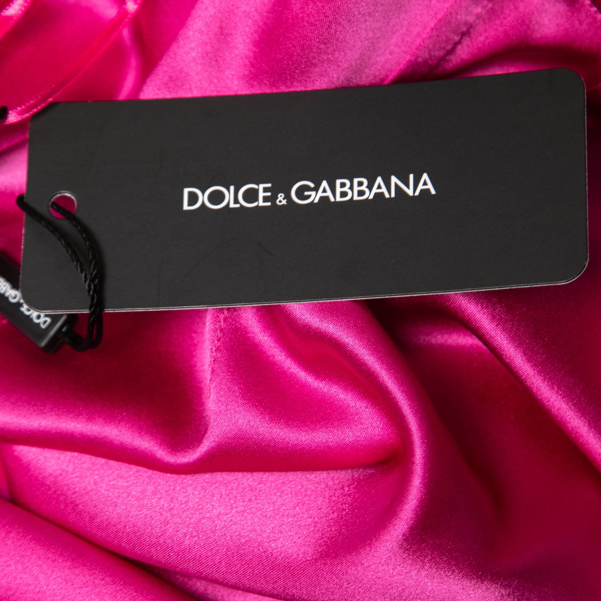 Dolce & Gabbana Pink Crepe Skirt S