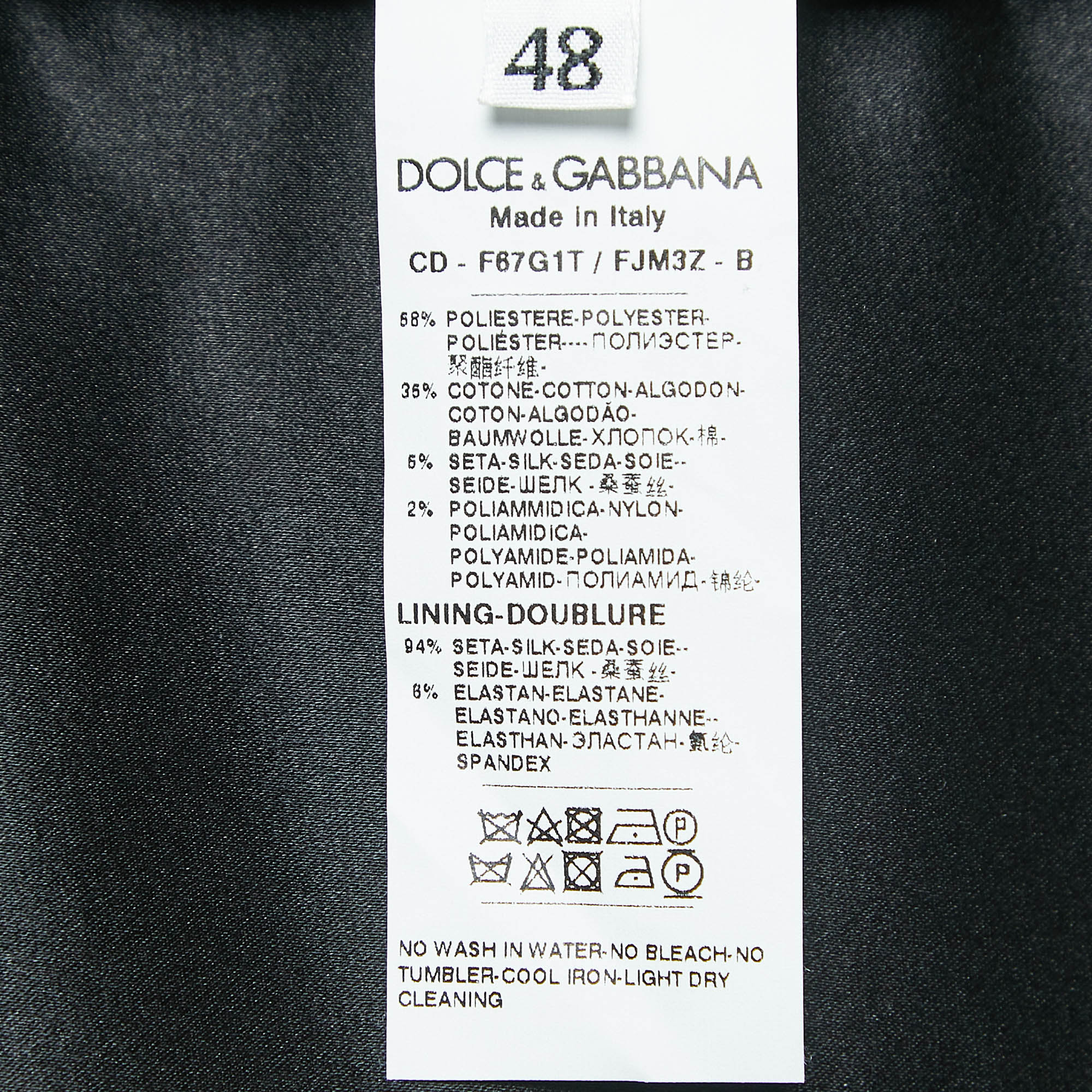 Dolce & Gabbana Black Floral Jacquard Logo Lace Sleeveless Midi Dress L