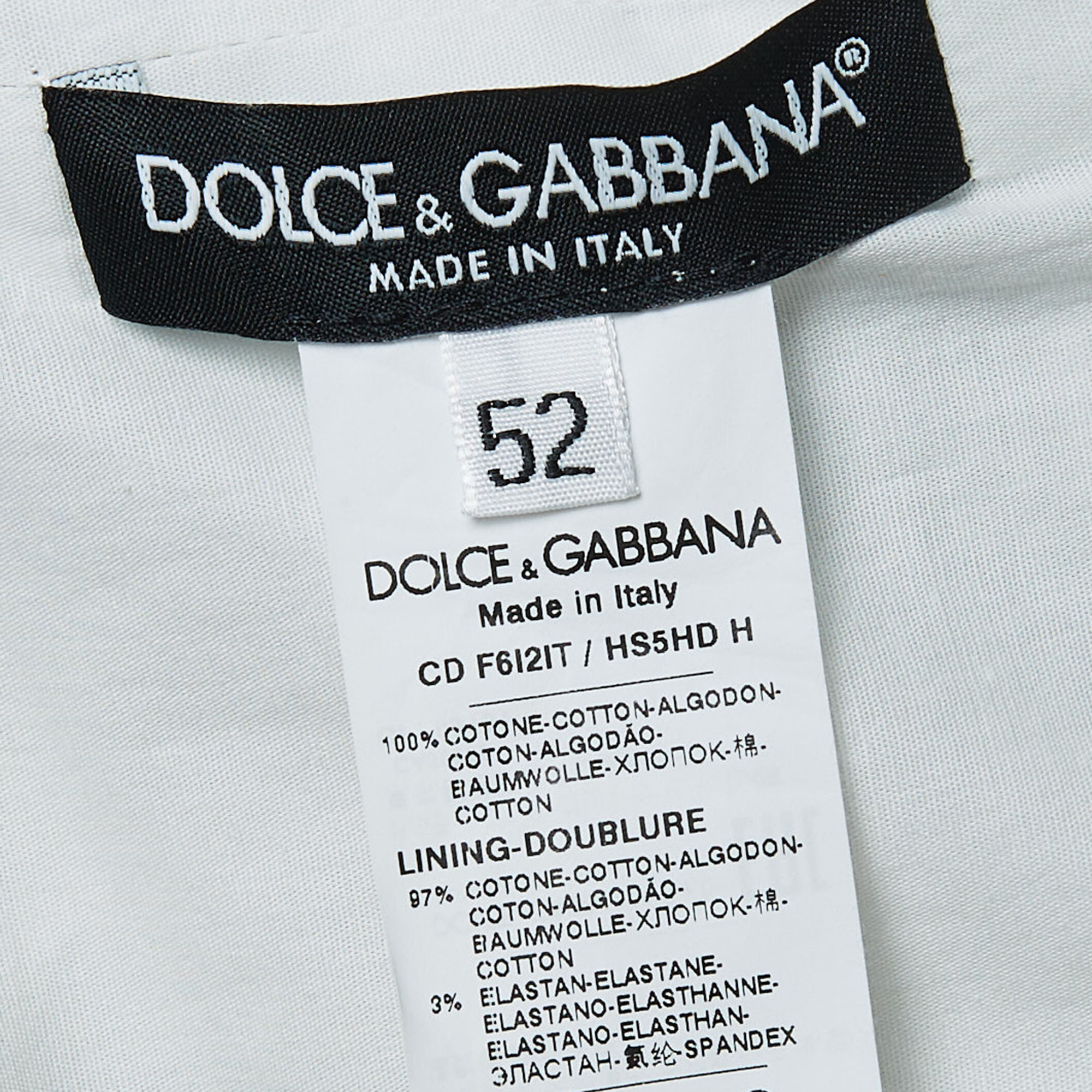 Dolce & Gabbana Green Leaves Print Cotton Halter Neck Short Dress 2XL