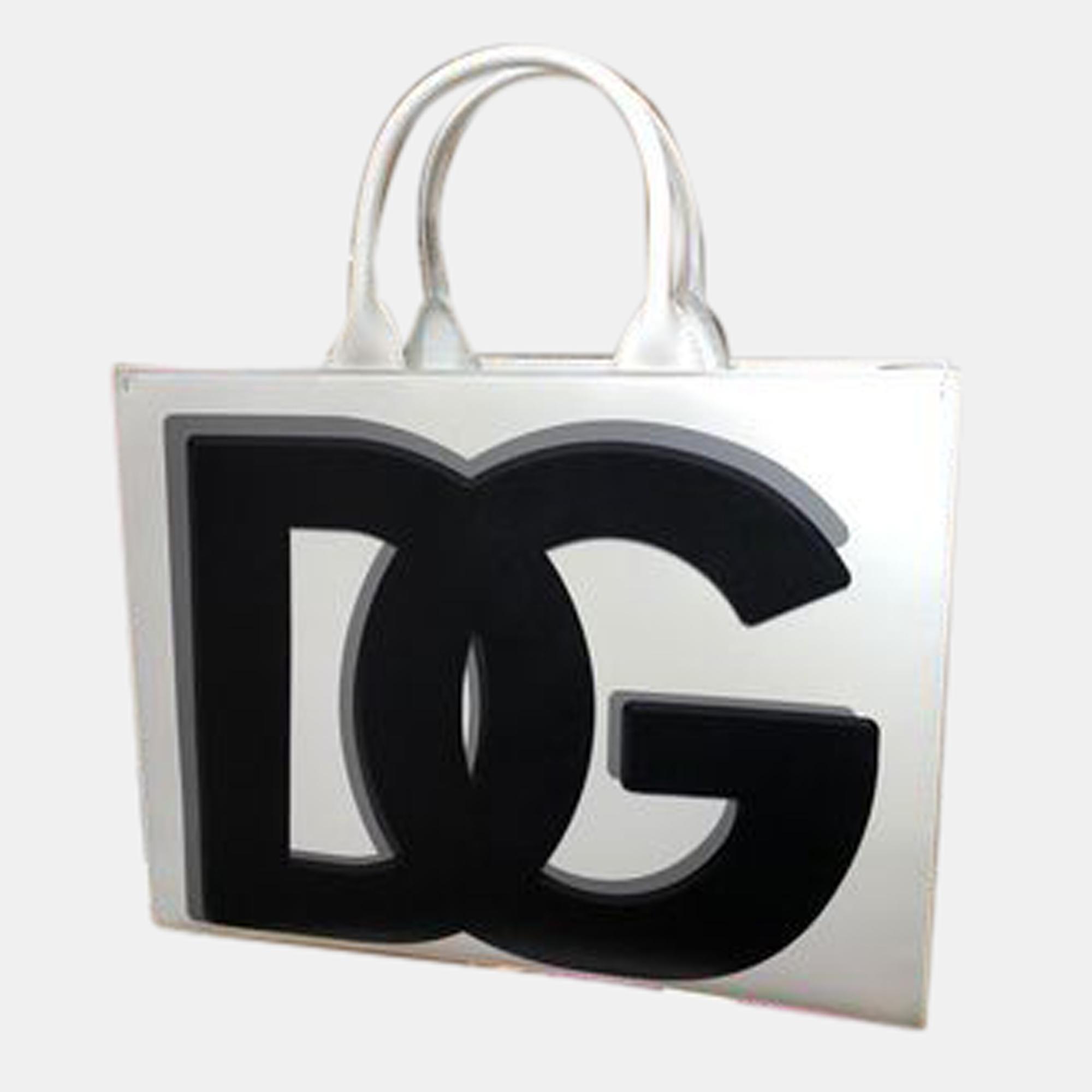 Dolce & Gabbana Black & White - Leather - Tote Bag