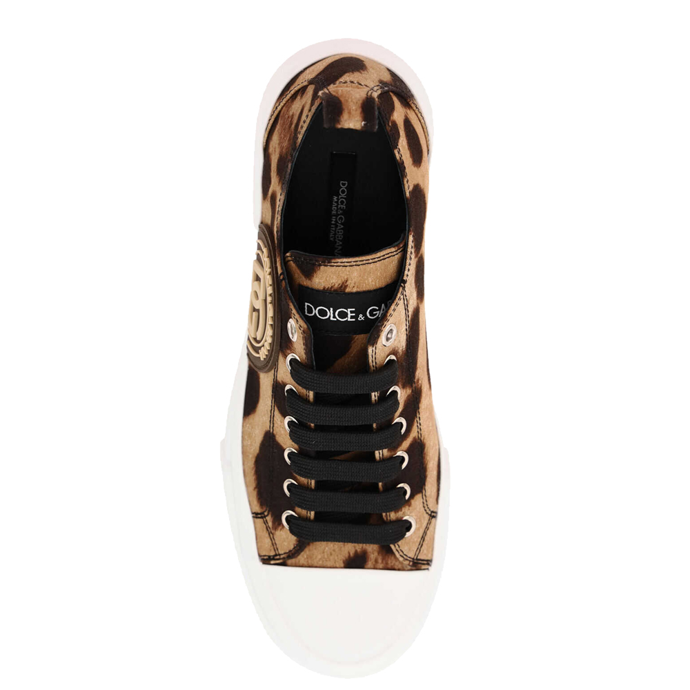 Dolce & Gabbana Leopard Print Cotton drill Portofino Light Sneakers Size IT, Black
Dolce & Gabbana Leopard Print Cotton drill Portofino Light Sneakers Size IT, Black