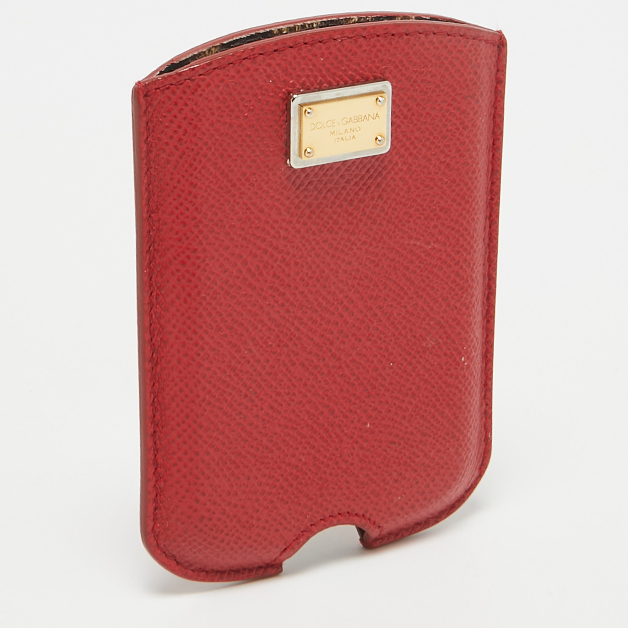 Dolce & Gabbana Red Leather Blackberry Cover