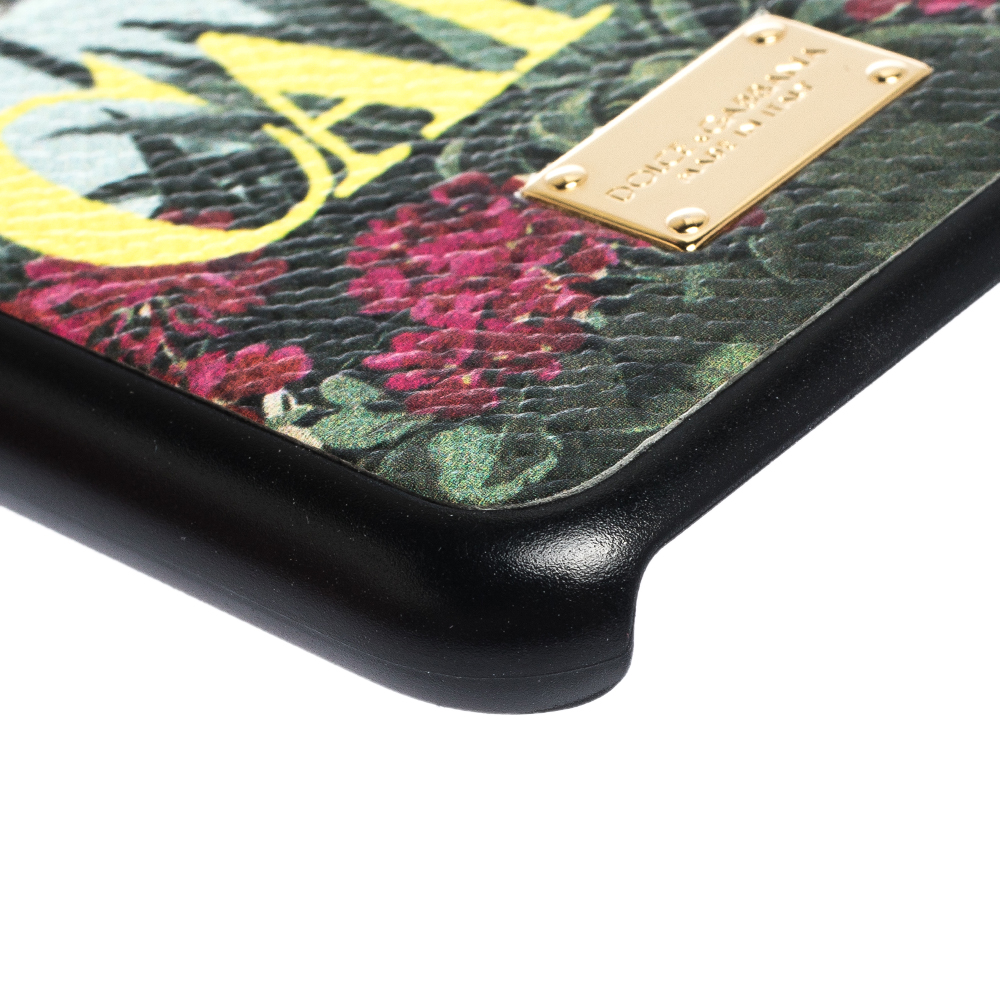 Dolce & Gabbana Multicolor Capri Print Leather IPhone 6 Case